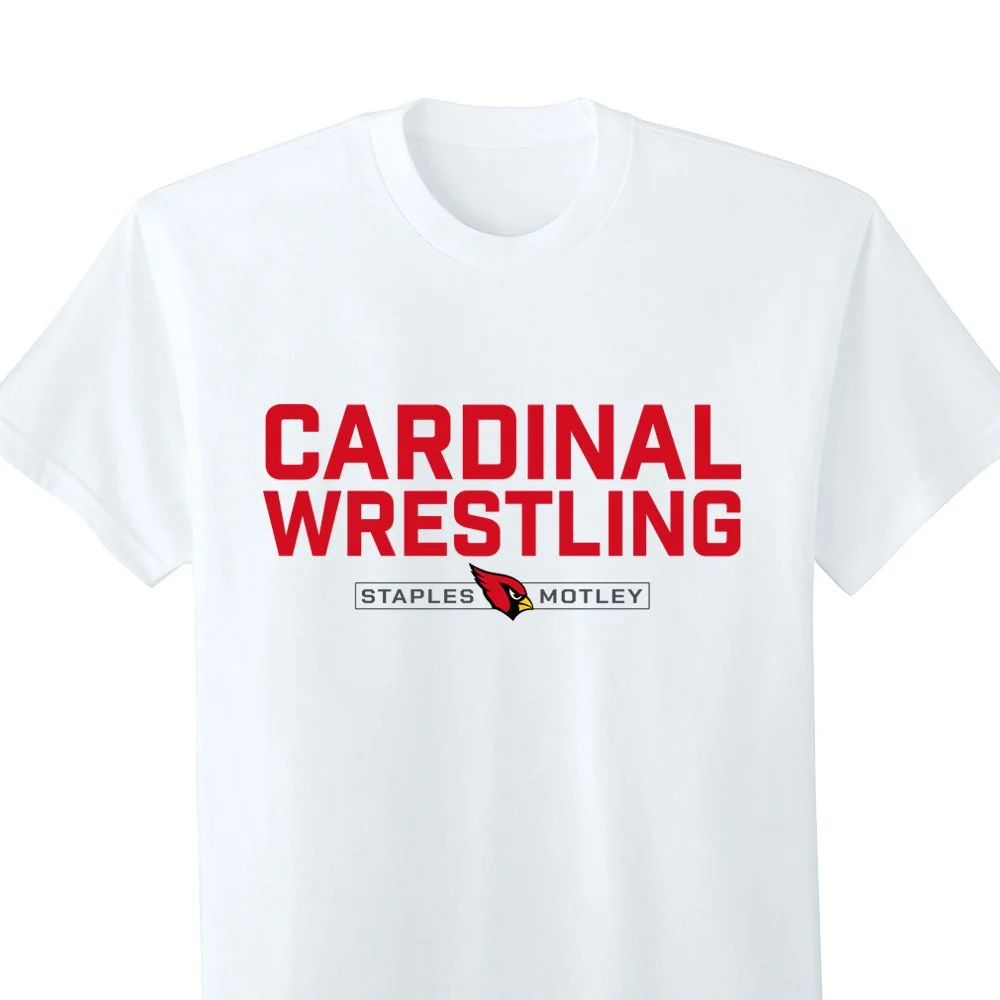 "Cardinal Wrestling" T-Shirt ADULT + YOUTH