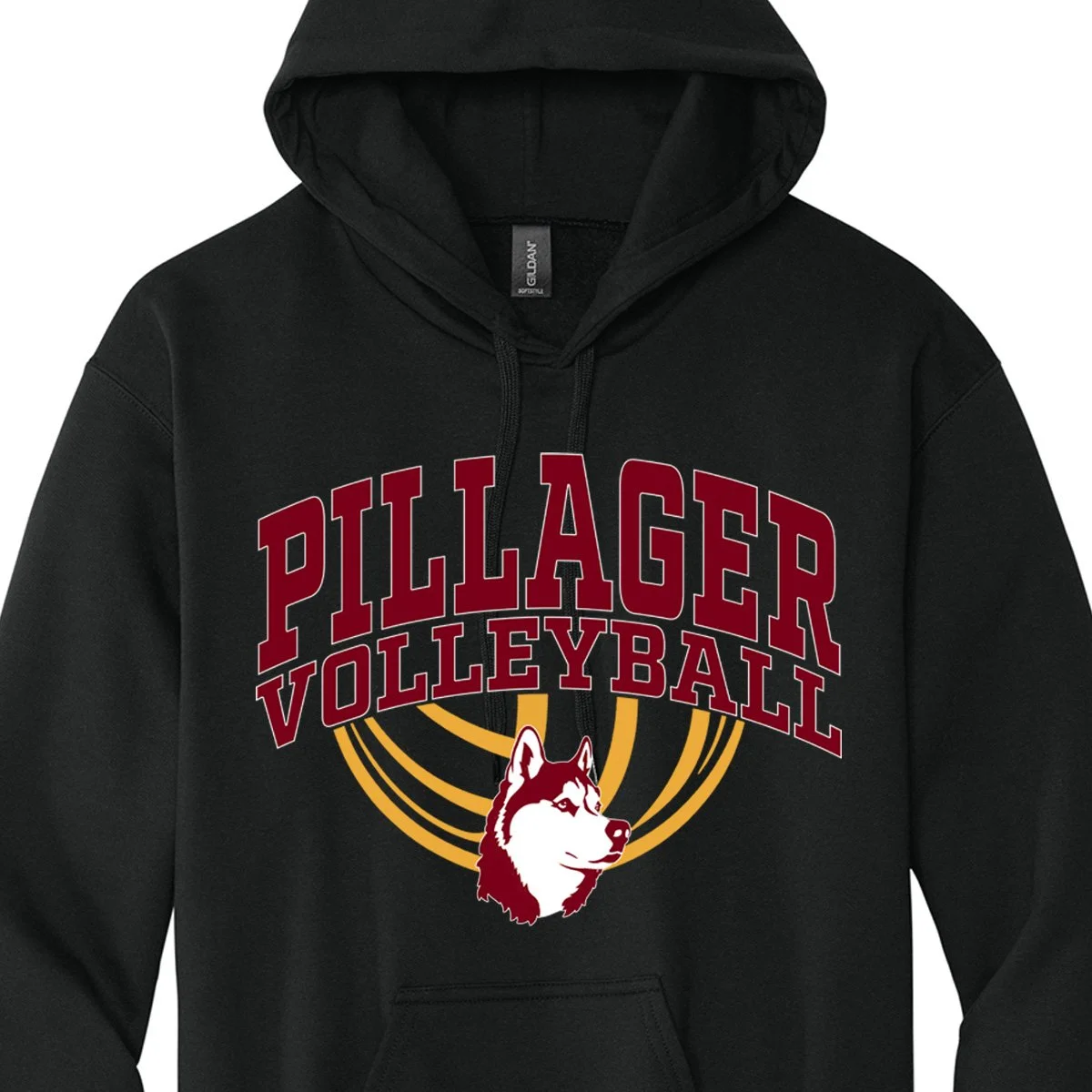 PVB: Gilden Hooded Sweatshirt - Black (Adult + Youth)