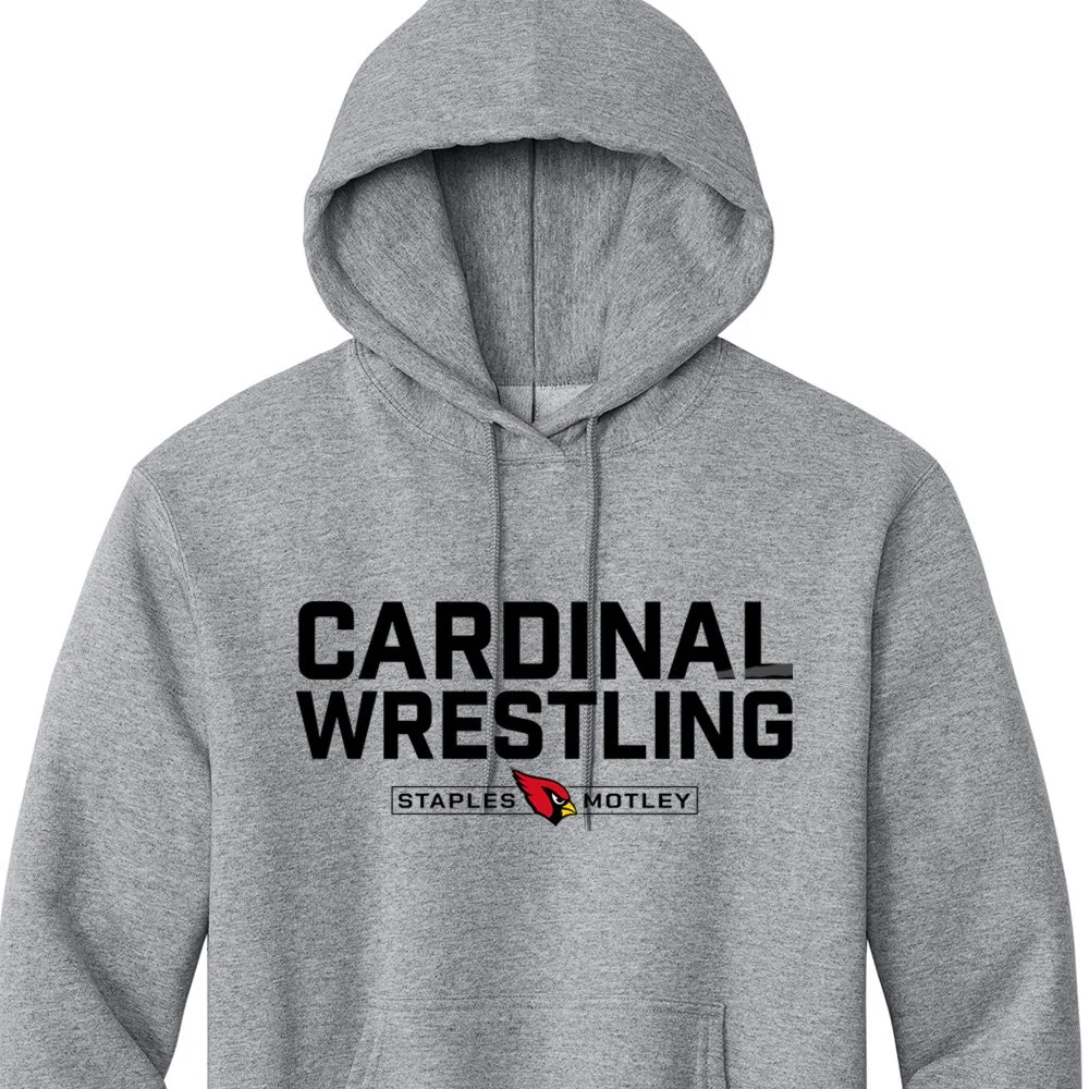 "Cardinal Wrestling" Hooded Sweatshirt ADULT + YOUTH