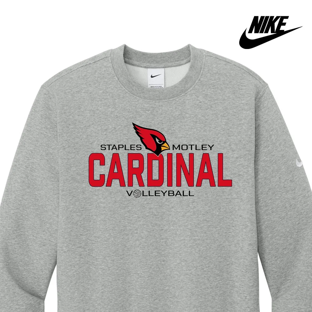 VB: Nike Crewneck Sweatshirt, Gray