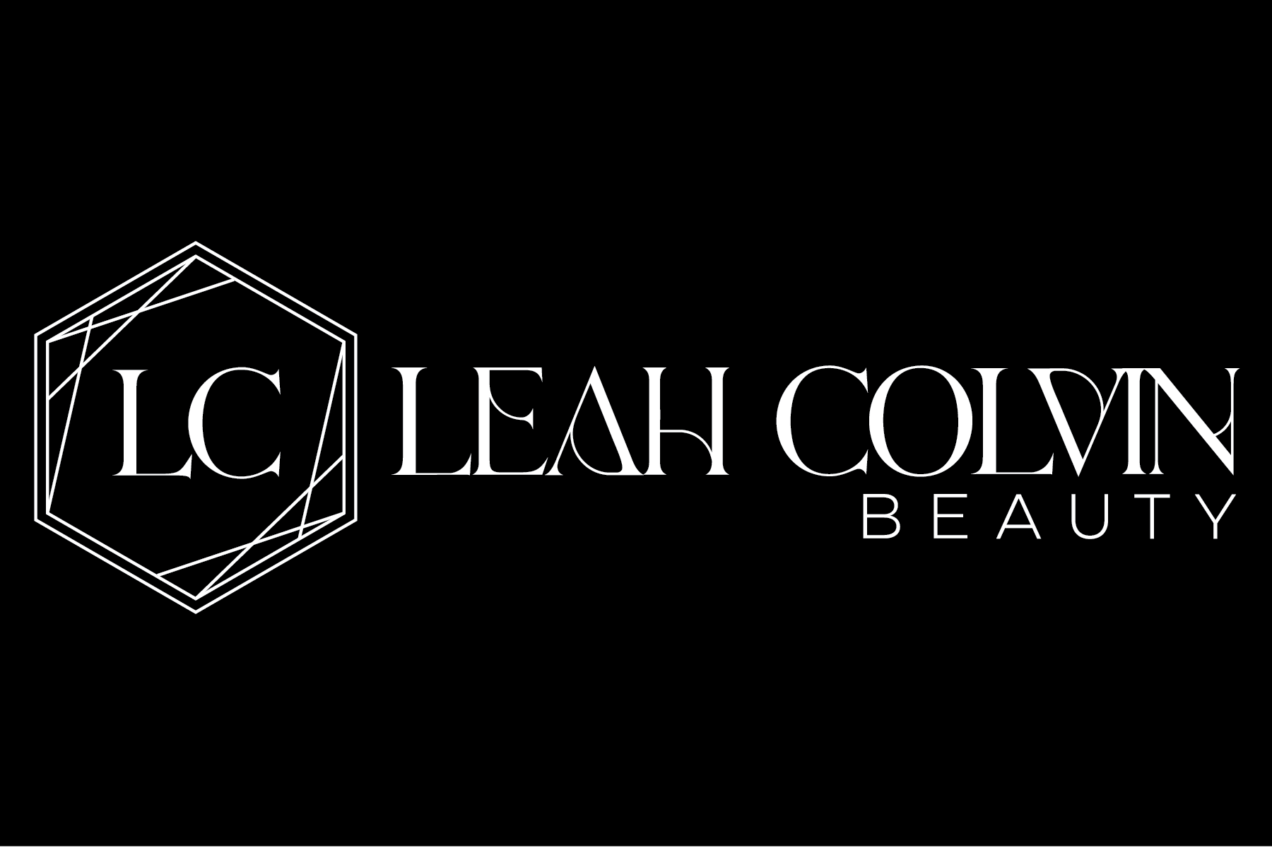 Leah Colvin Beauty Logos_Side by side logo on black.png