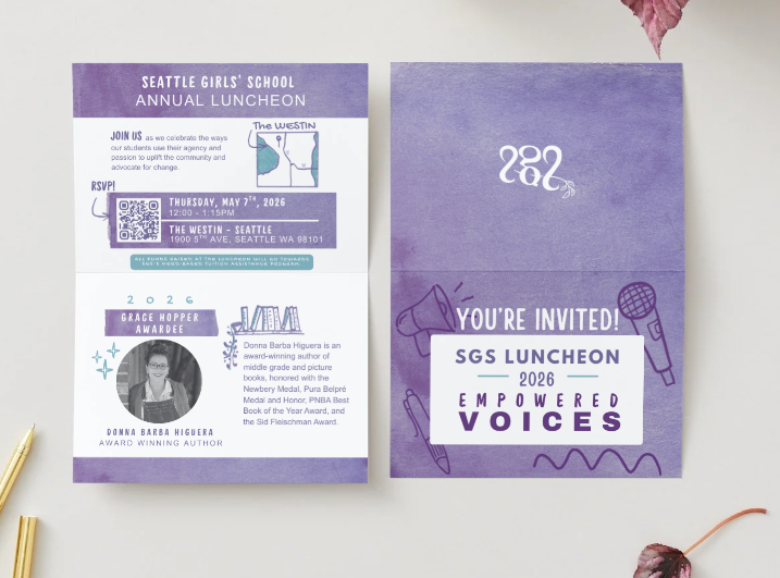  Luncheon Fundraising Collateral 
 
 Graphic Design • Copy Writing 
