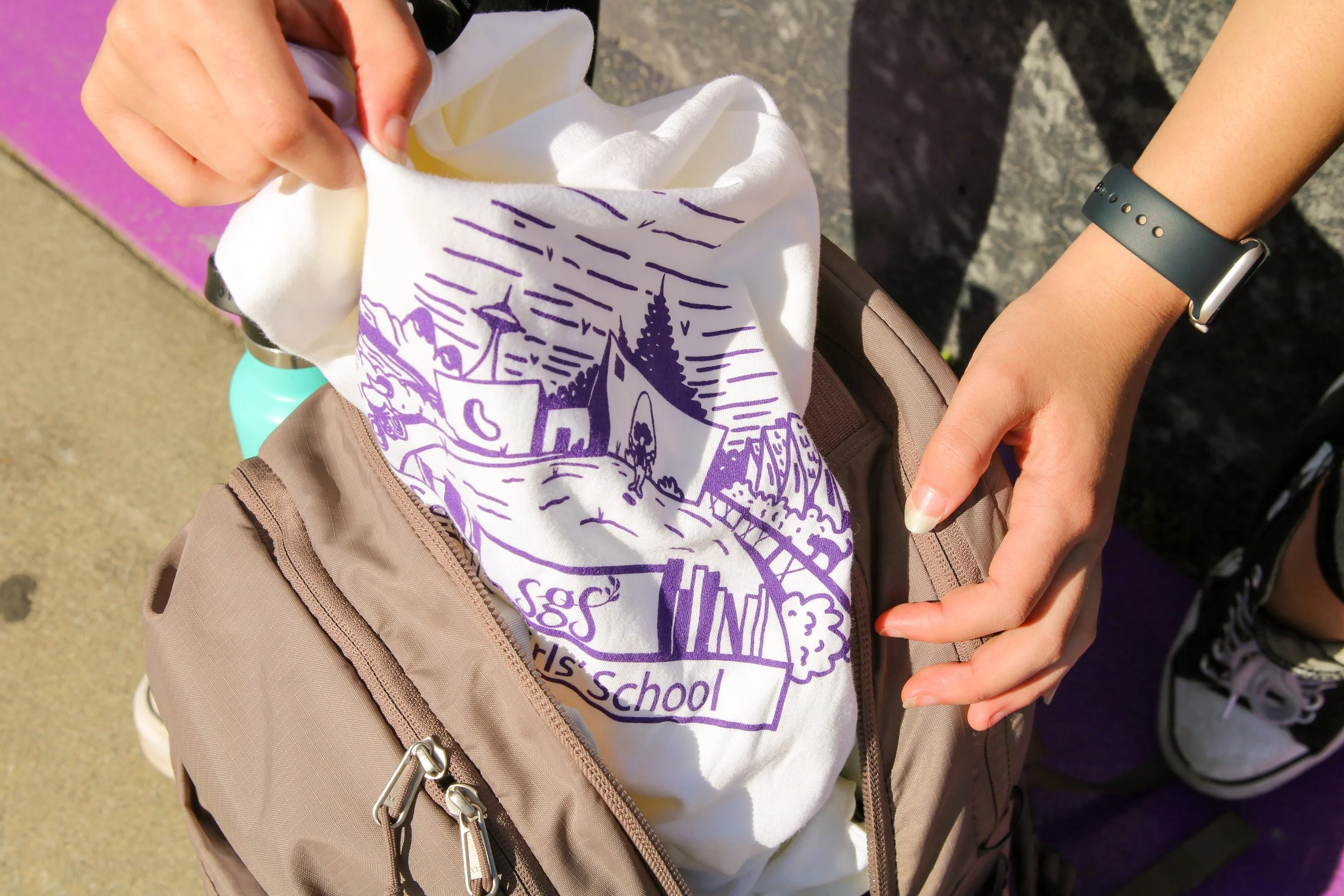 Illustrated artwork for SGS merch