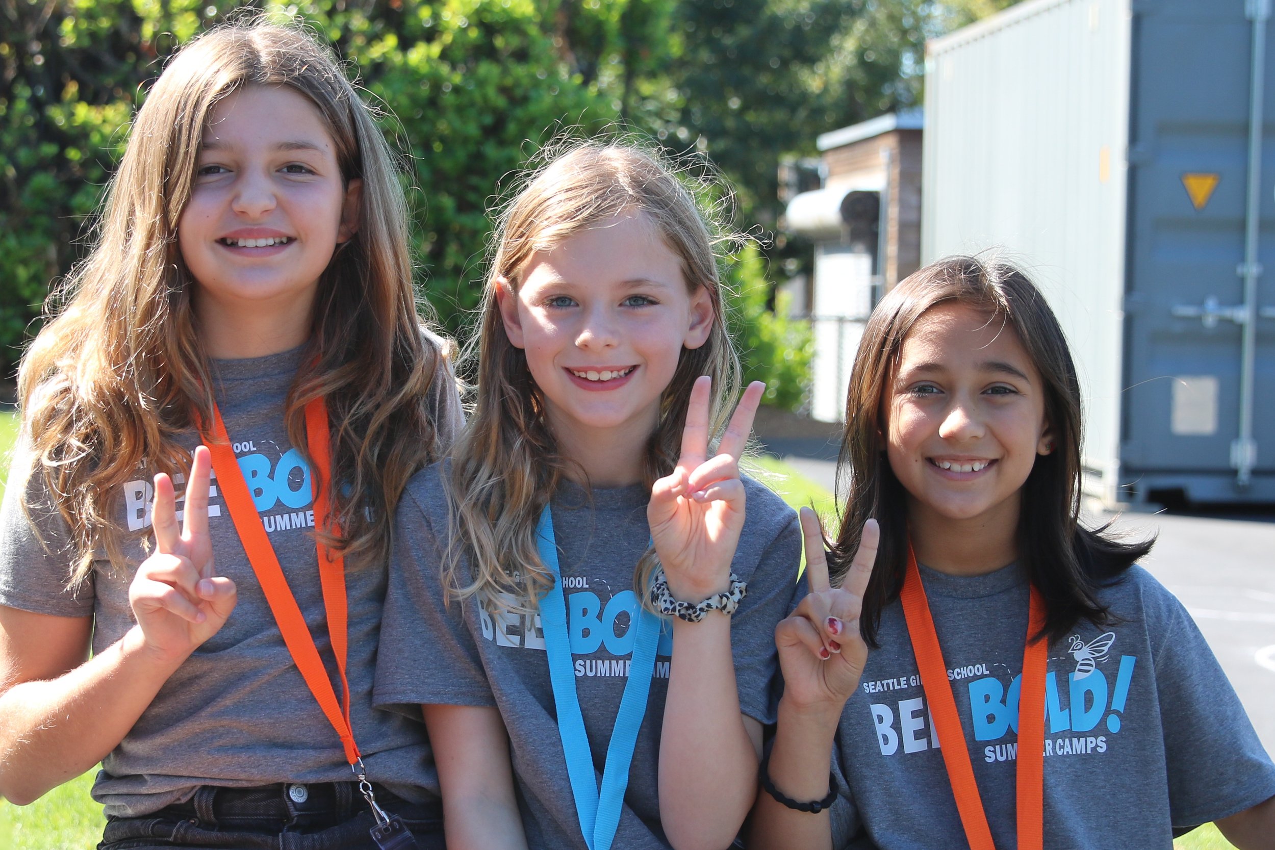 BeeBold Summer Camp logo on merch