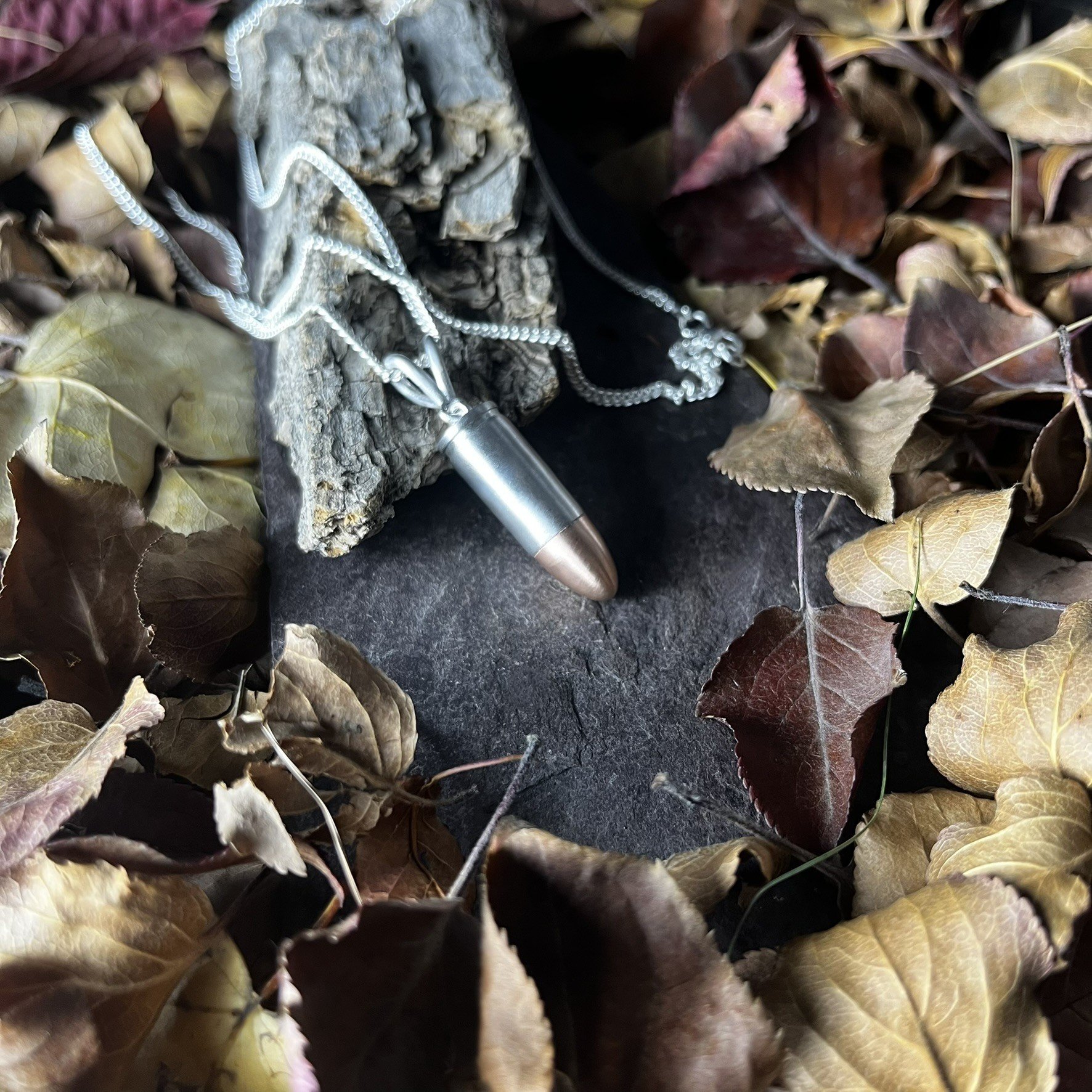 9mm Parabellum Silver Bullet Pendant | Legion of None