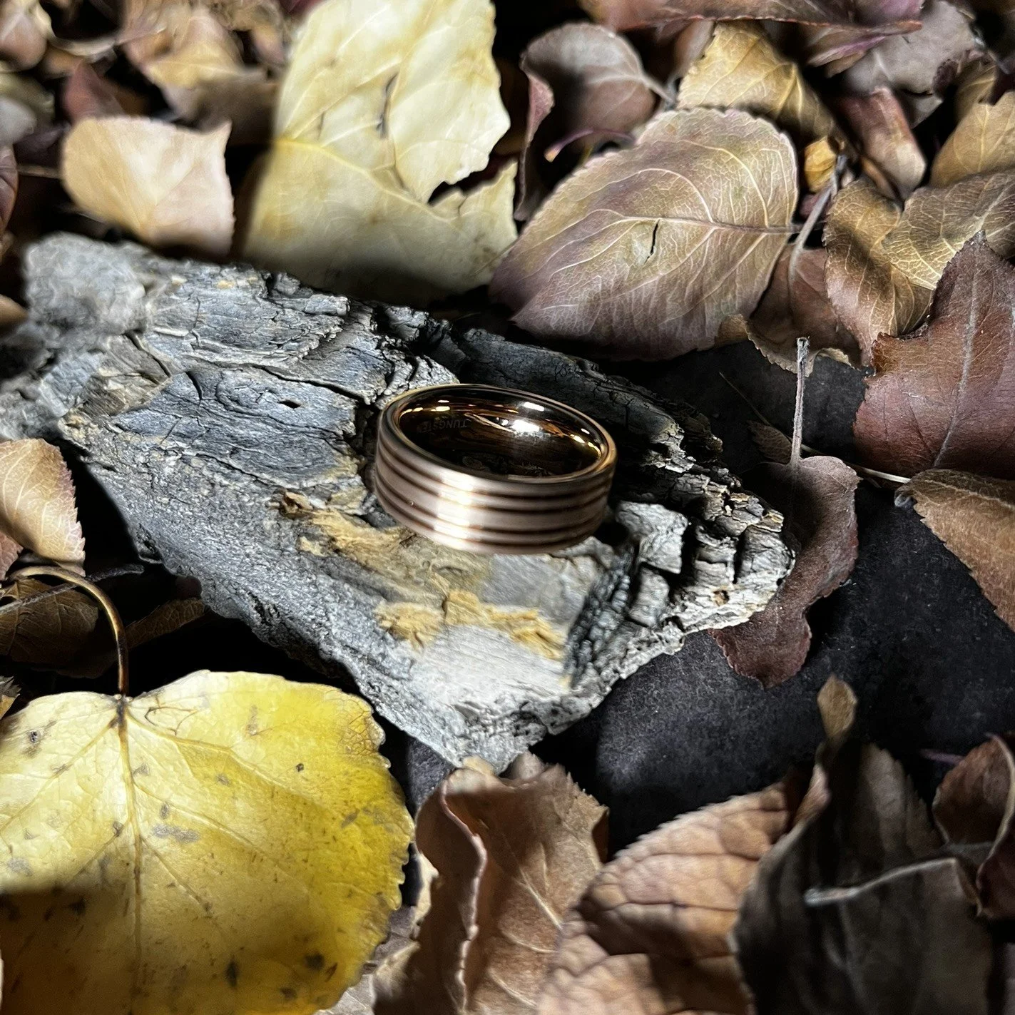 Gleeson – Rose Gold Tungsten Ring | Legion of None