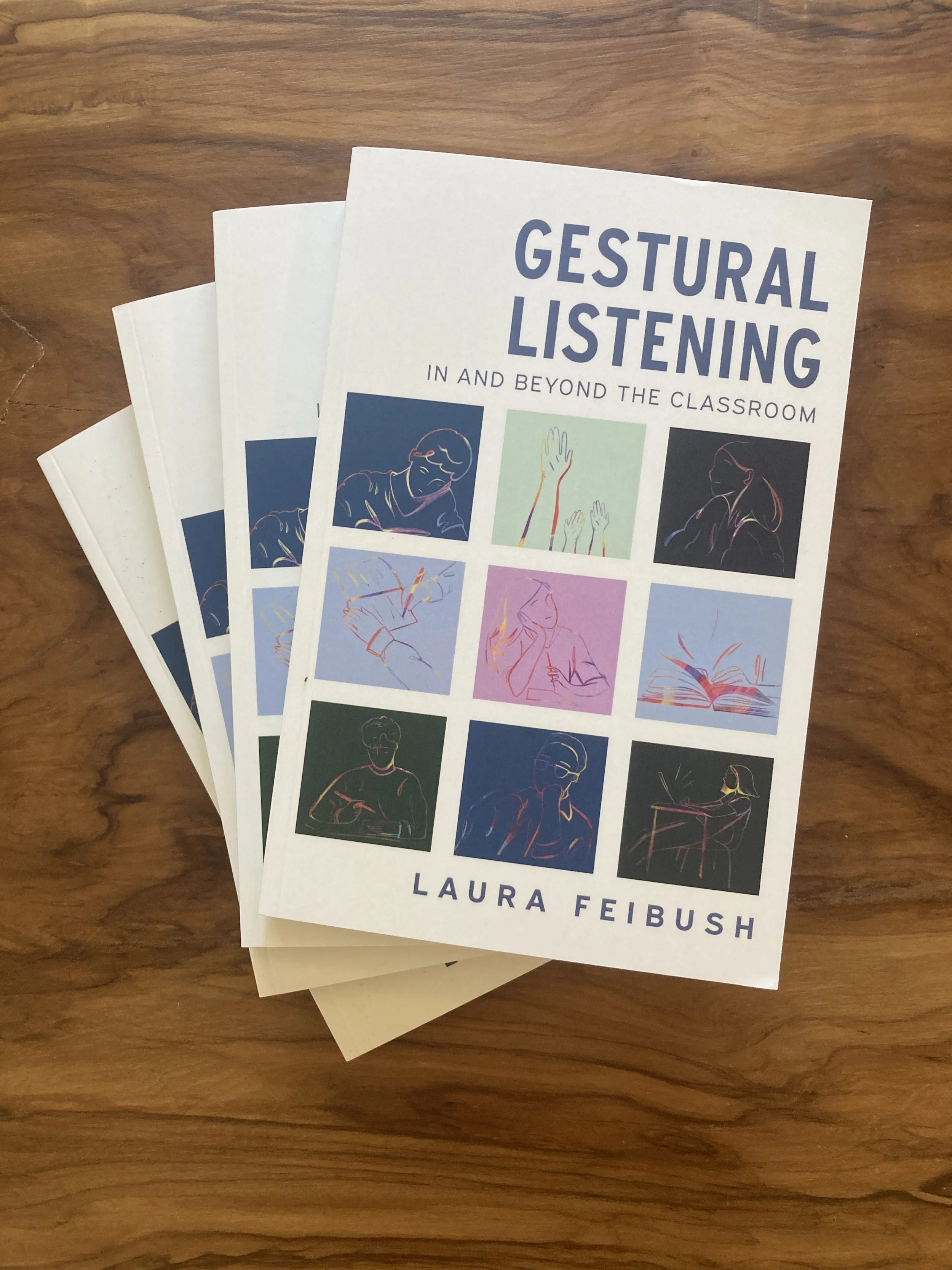 Gestural Listening - A Book Cover Illustration