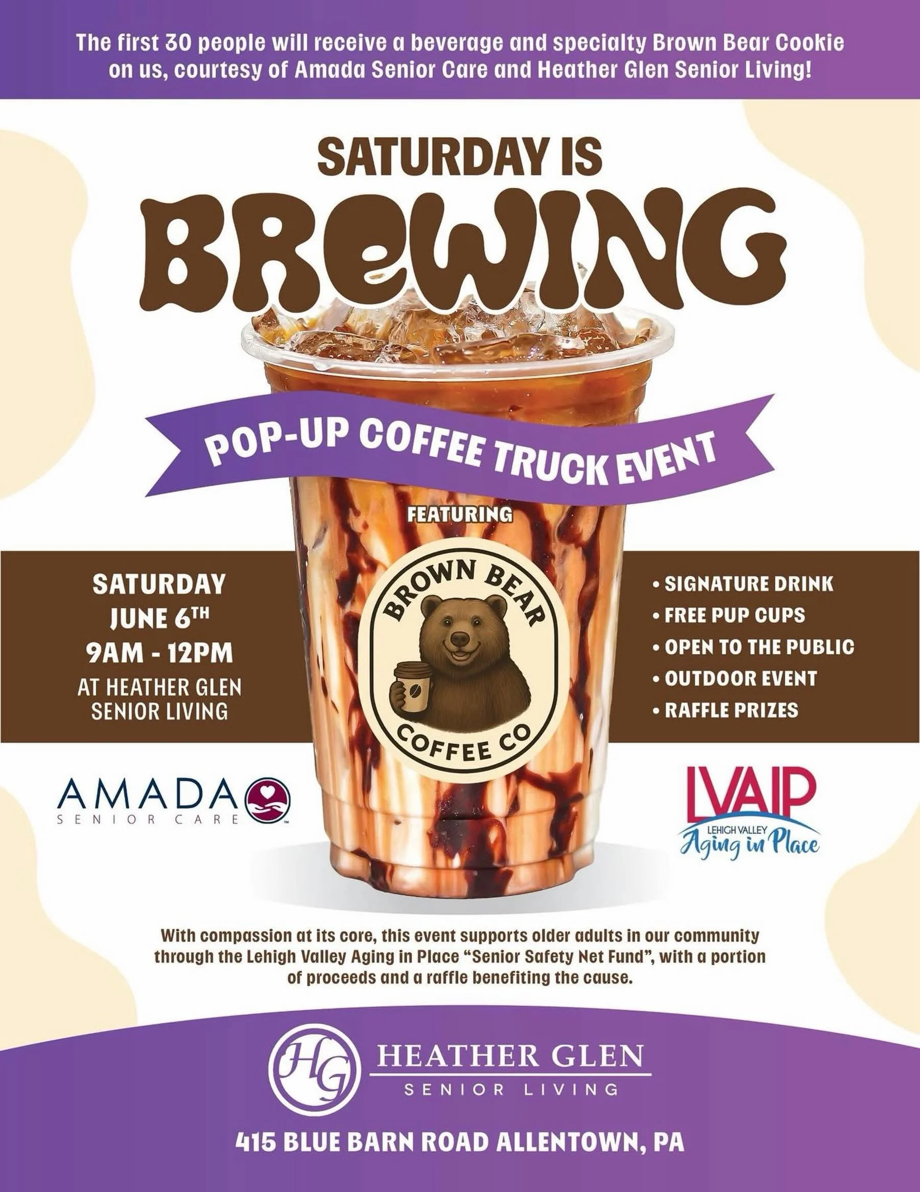📢 Bring a friend and come join us this Saturday! First 30 people get a free drink &amp; free cookie!!! 📢 See you there 🍪☕️🧸🥳