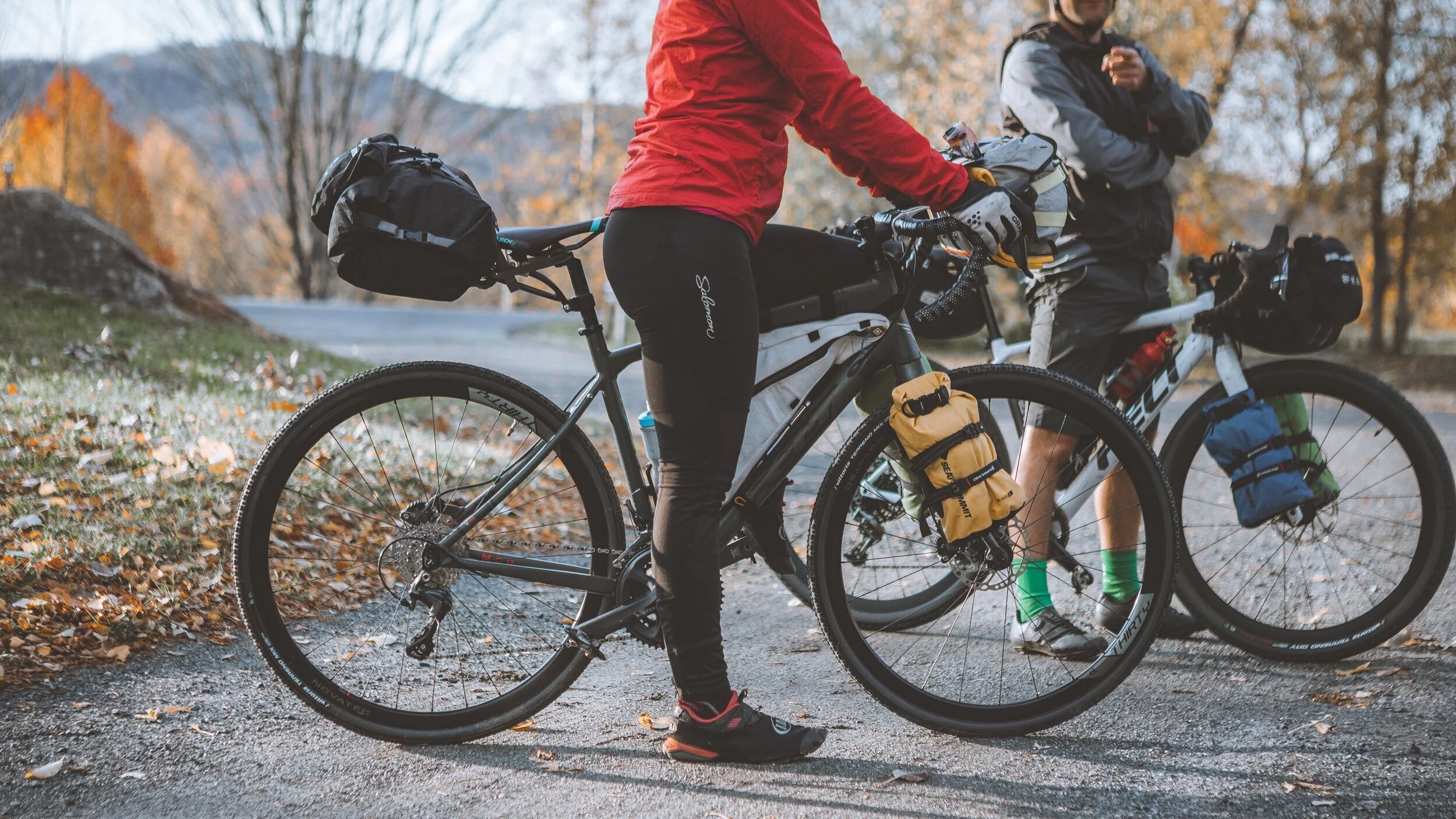 Exemple d’un vélo bikepacking  // Photo Mathieu Lachapelle