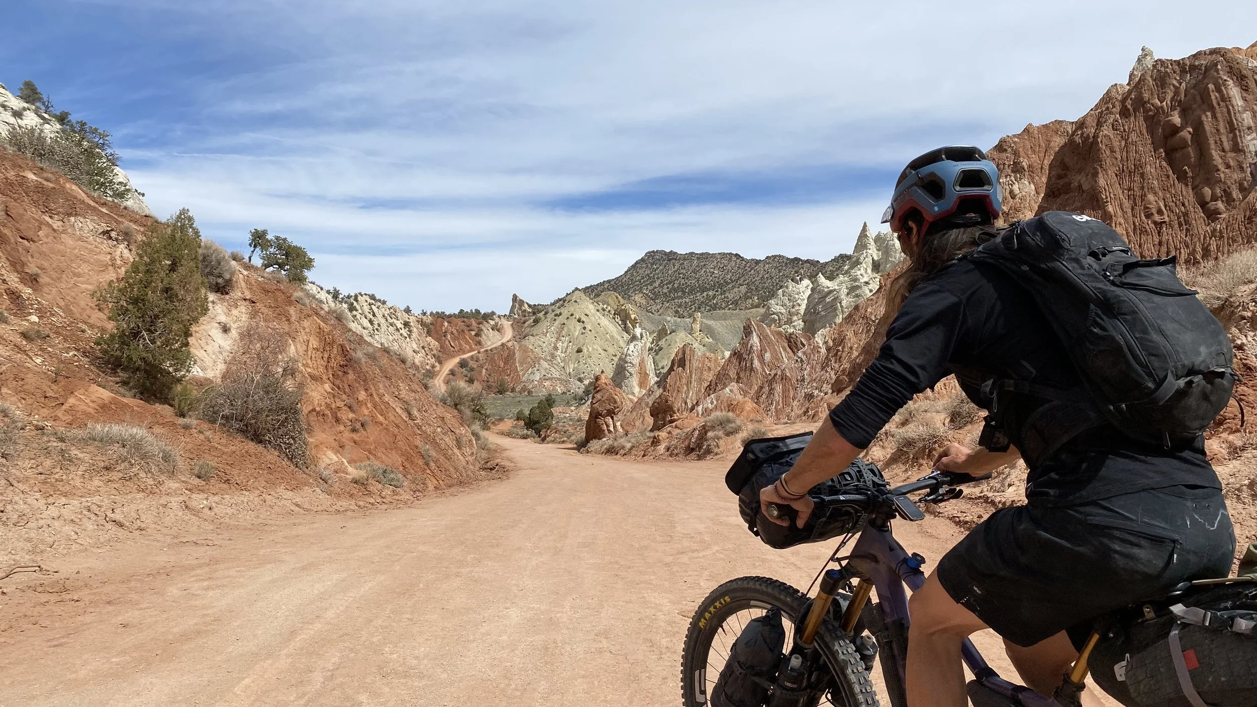 Bikepacking Cottonwood Canyon road