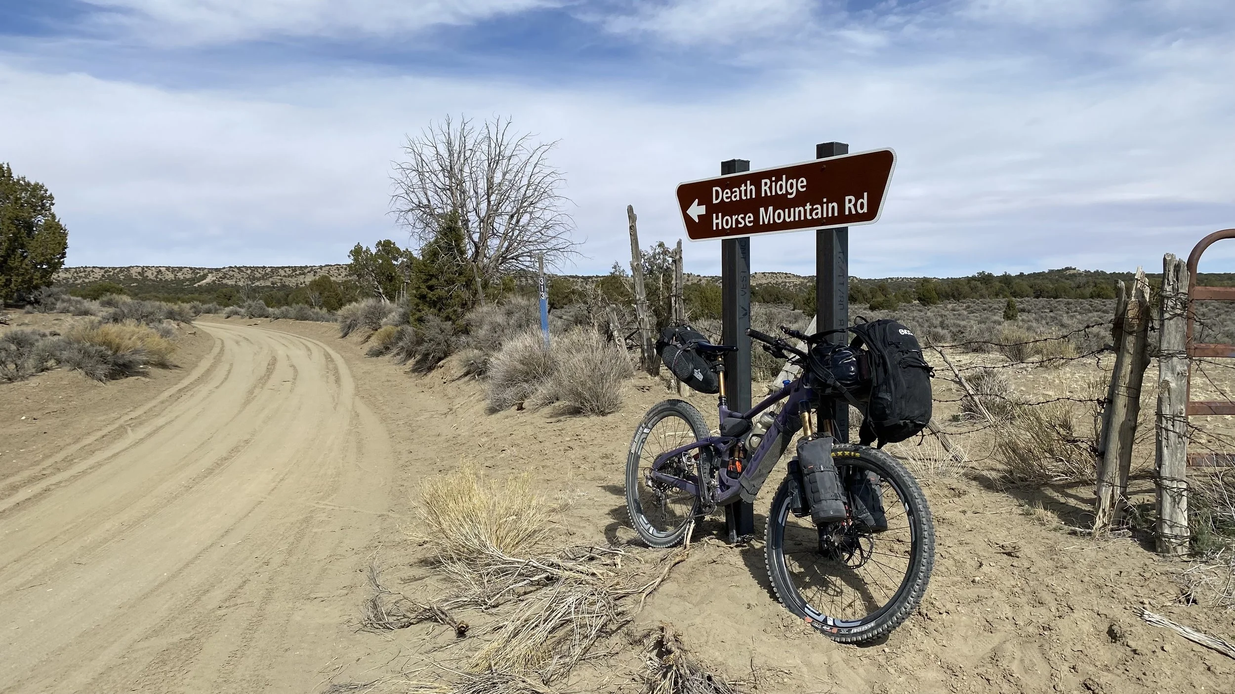 Bikepacking Death Ridge Utah