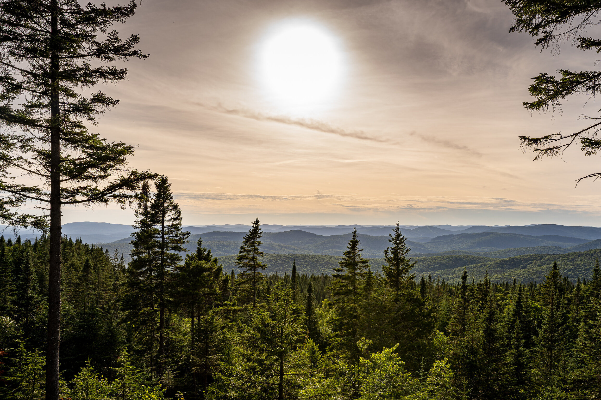 Le secteur Maelström offre des vues imprenables sur la région de Québec // Photo Gabriel Gakwaya de MTBQC