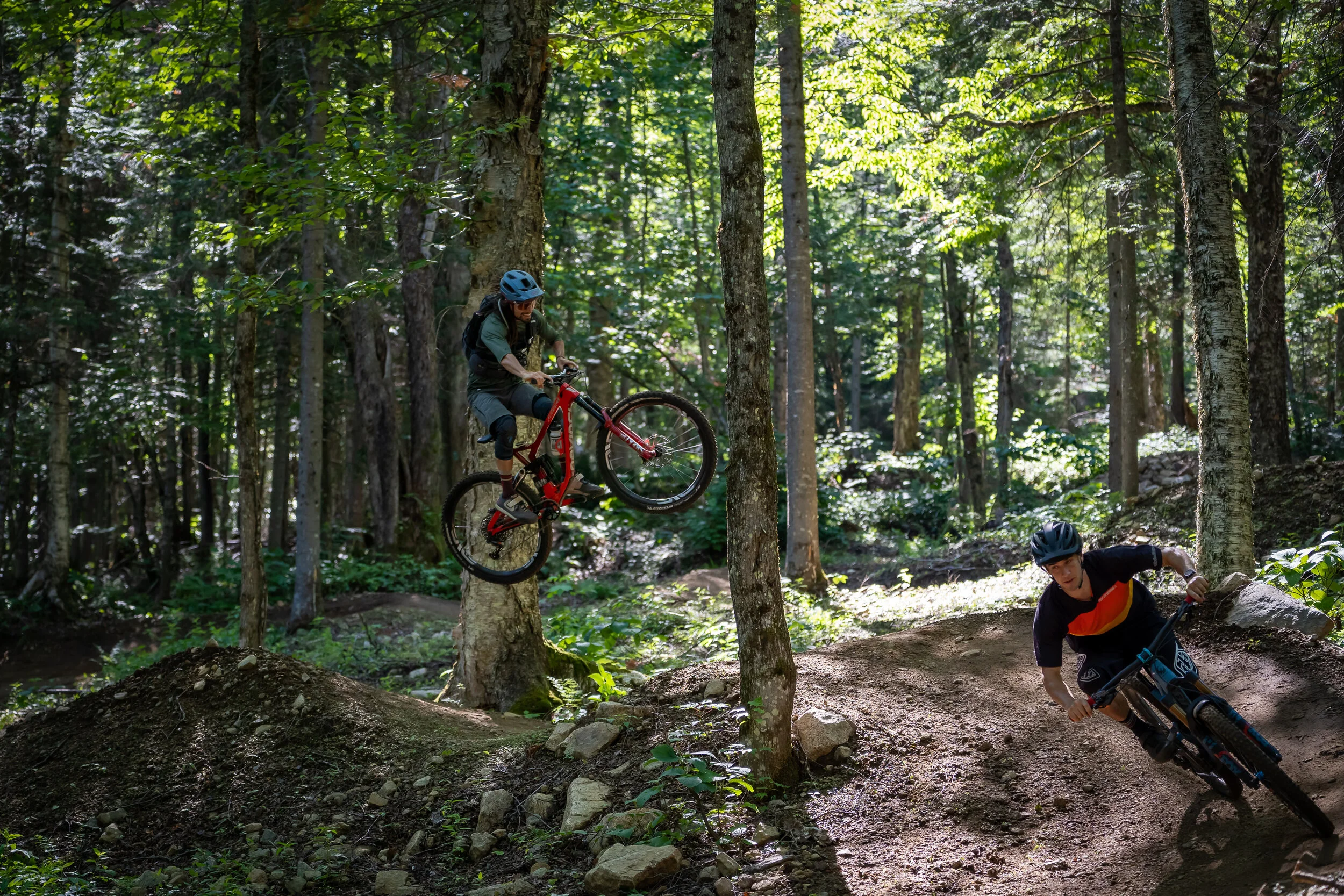 La Gold City, je n’ai pas pu m’empêcher de sourire tout le long! // Photo Gabriel Gakwaya de MTBQC