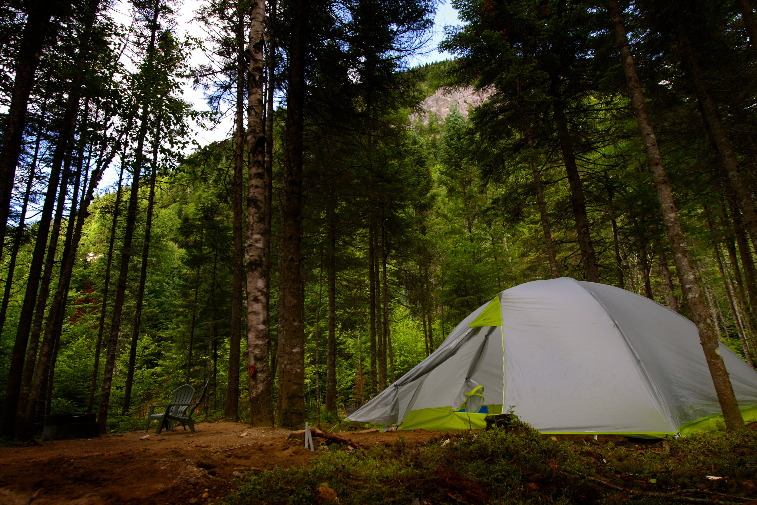 Camping Shannahan Vallée Bras-du-Nord // Photo Philippe Jobin