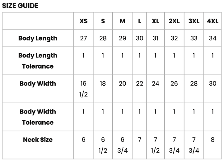 Size Guide