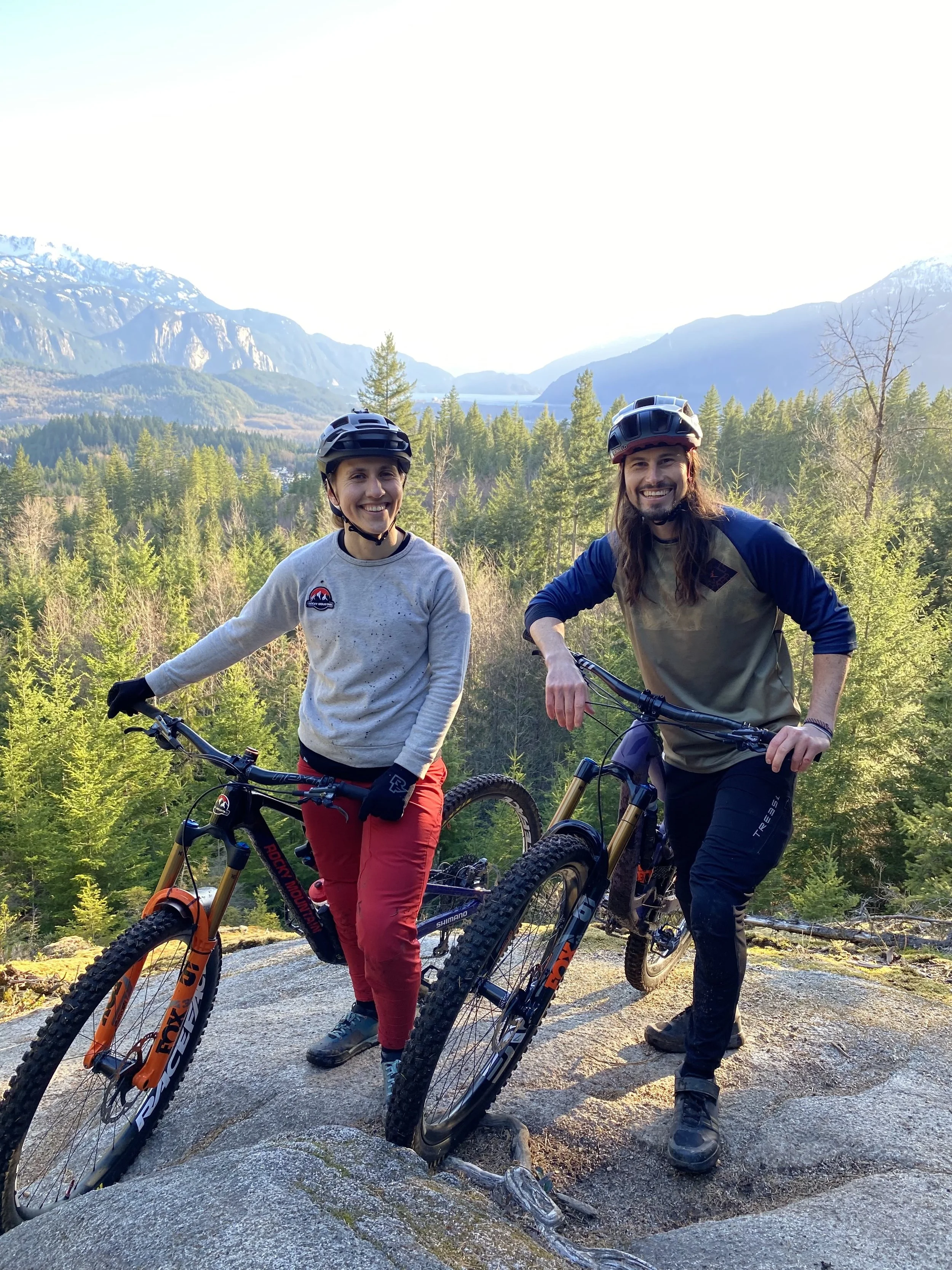 Andréane et moi à Squamish