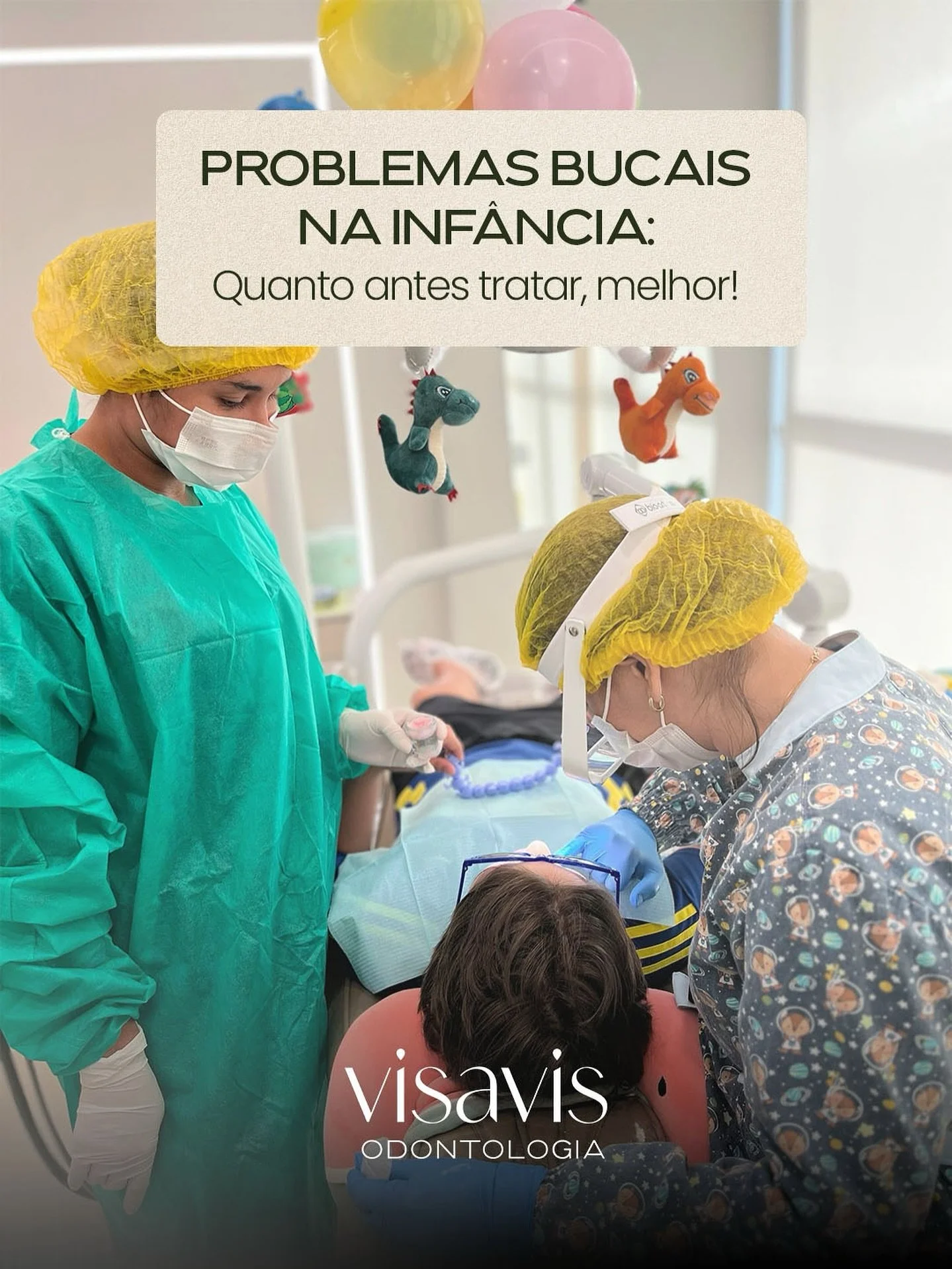 Problemas bucais na inf&acirc;ncia merecem aten&ccedil;&atilde;o especial! 🦷✨

Quanto antes forem identificados e tratados, melhor ser&aacute; o desenvolvimento da sa&uacute;de bucal da crian&ccedil;a. Alguns cuidados importantes:
✅ Avalia&ccedil;&a
