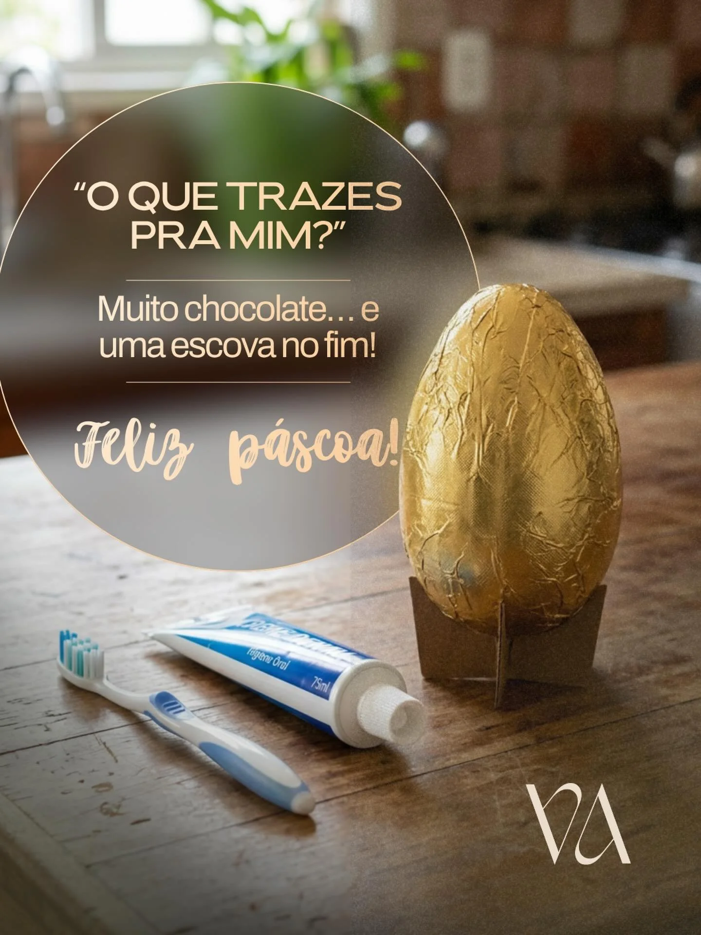 Feliz P&aacute;scoa! ✨

A P&aacute;scoa &eacute; tempo de renova&ccedil;&atilde;o, recome&ccedil;os e novos ciclos. Um momento para cuidar mais de si, valorizar o que faz bem e transformar pequenos h&aacute;bitos no dia a dia.

Aproveite os doces, ce