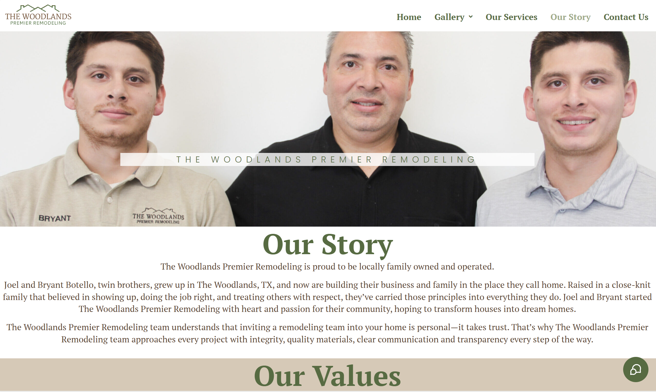 A welcoming and inviting About Us page with staff photos puts values front and center. Now, visitors meet the team and understand the mission—without getting lost in paragraphs or stock images.
