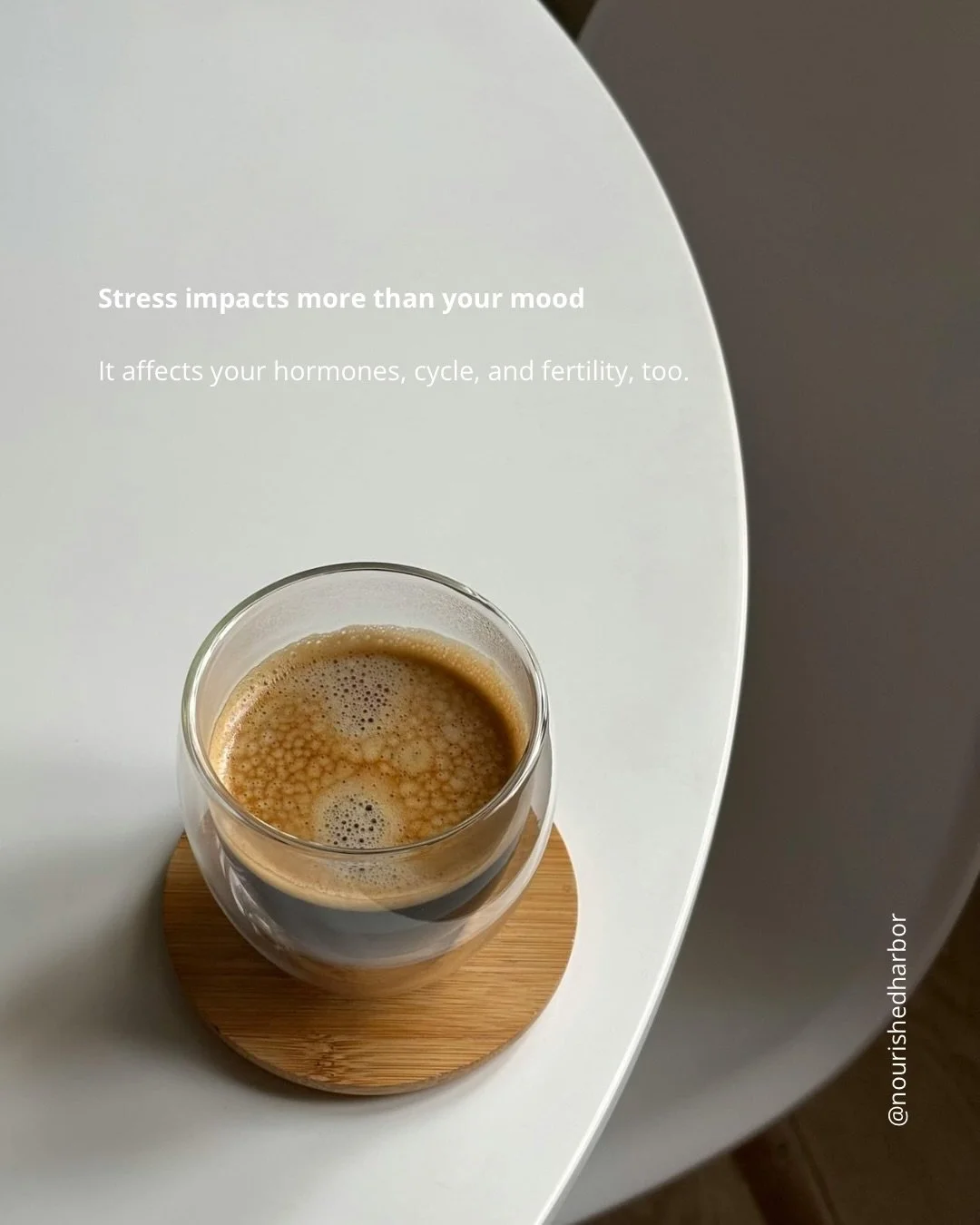 When we talk about fertility, most conversations focus on supplements, nutrition, and hormones.

Those things matter, but so does stress.
And not just emotional stress.

Not eating enough, poor sleep, overtraining, work deadlines, relationship strugg