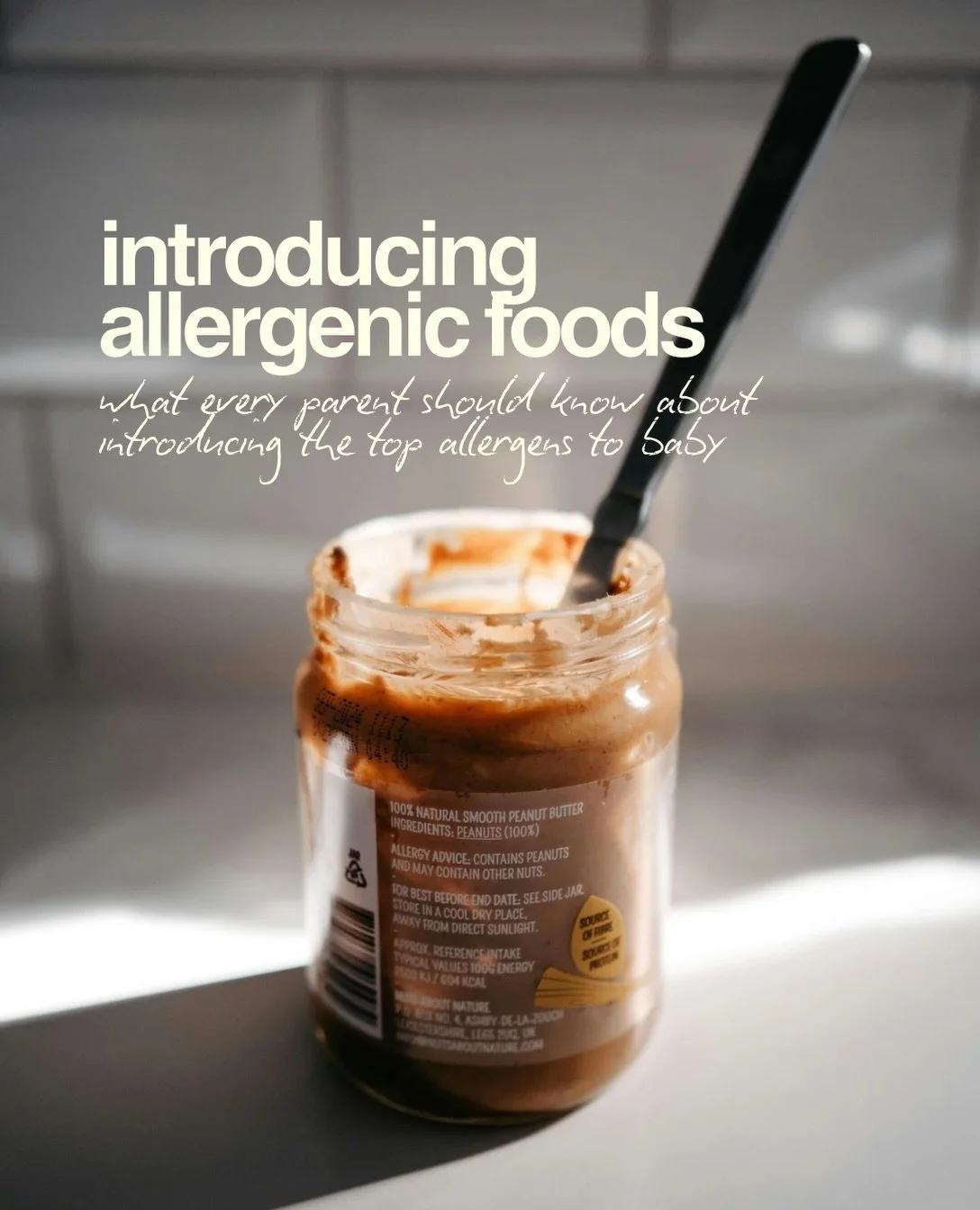 Introducing allergens was one of the most stressful things for me when it came to feeding my baby as a first time mom. Here are some basics about introducing allergens to baby &mdash; save this to refer to 🫶🏼