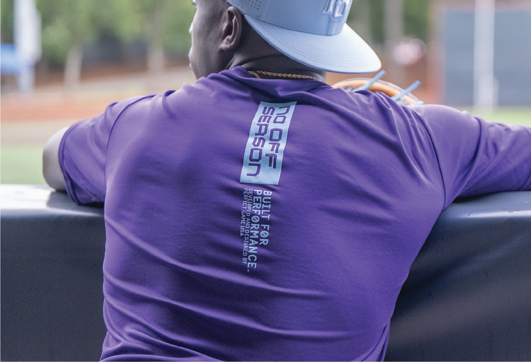 Perfect Game Performance Tee Purple Hero