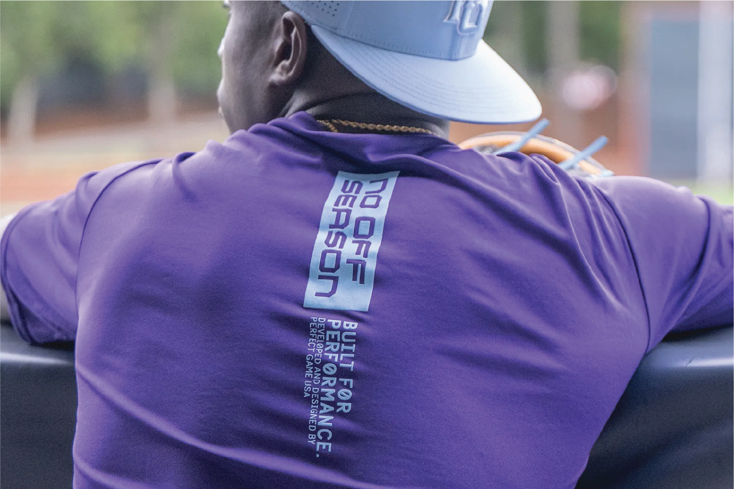 Richard Saguin Neon Skunk Perfect Game Tee Purple FW2025.png