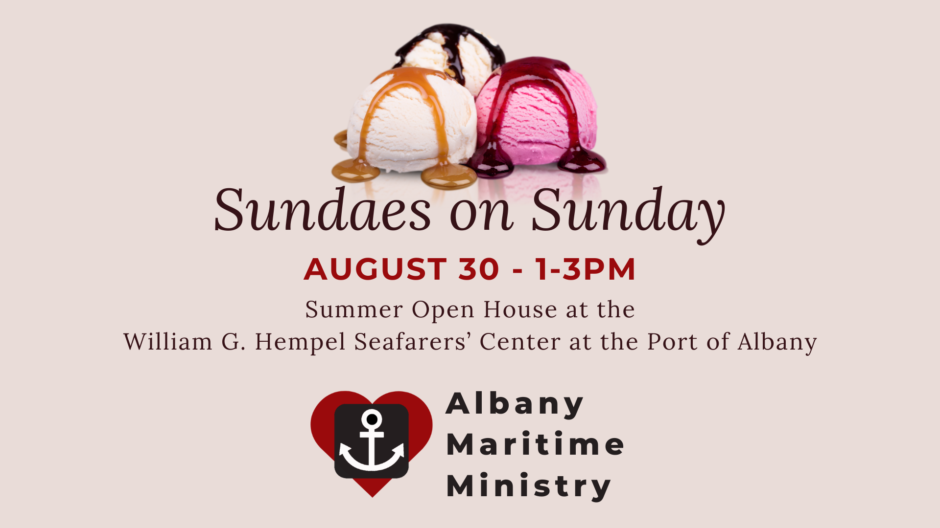 Sundaes on Sunday Summer Open House