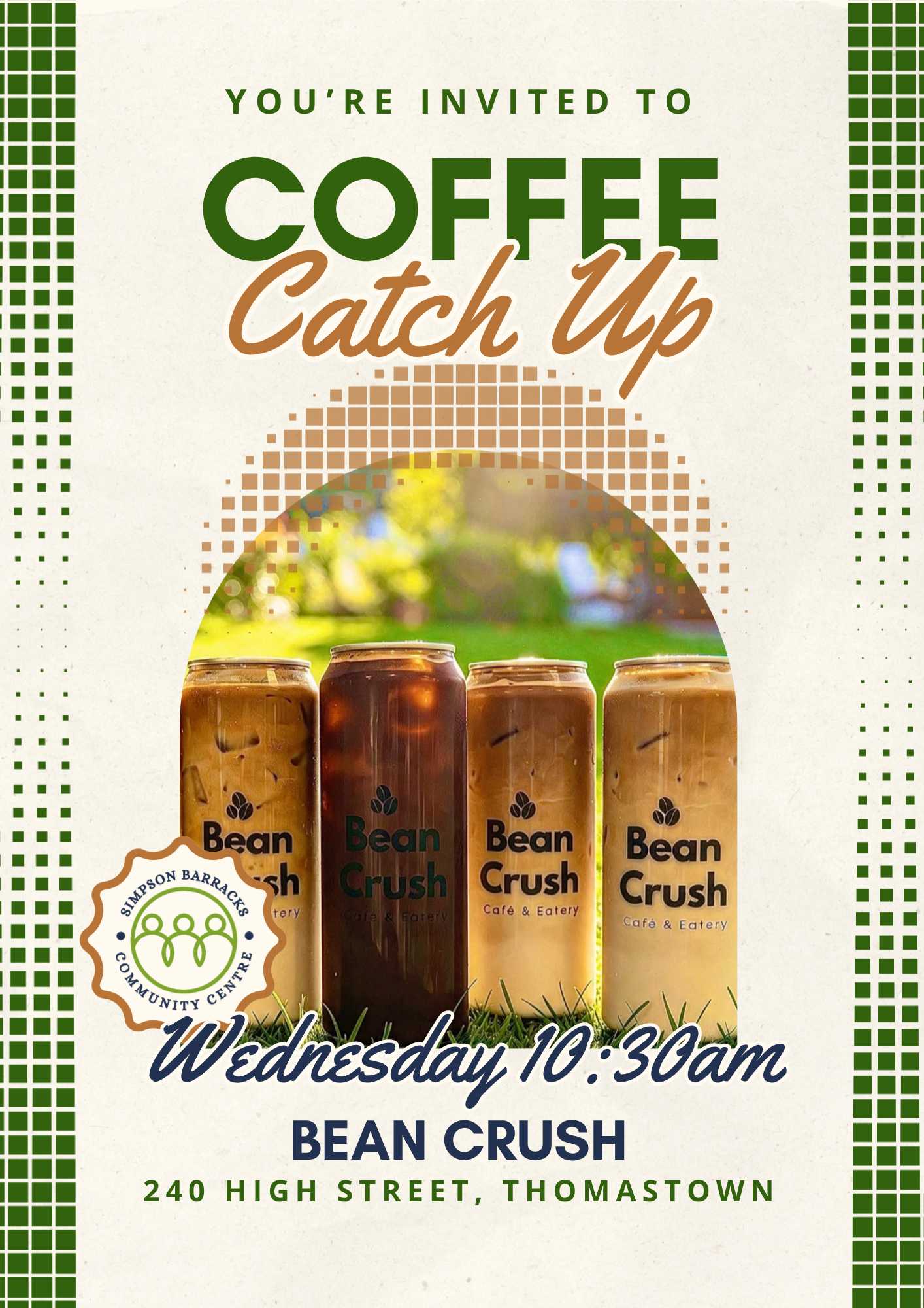 Wednesday - Roaming Coffee Catch Up