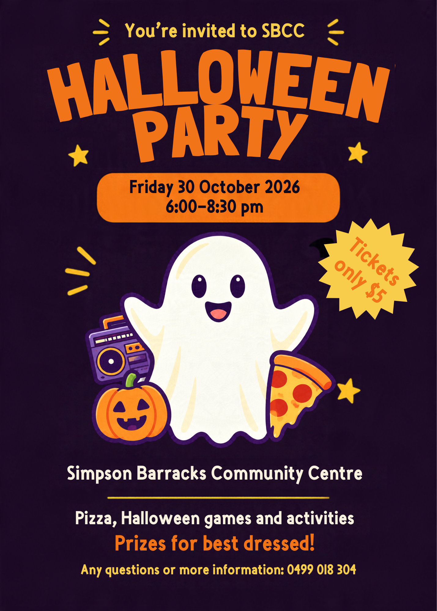 Halloween Party - Click for ticket link