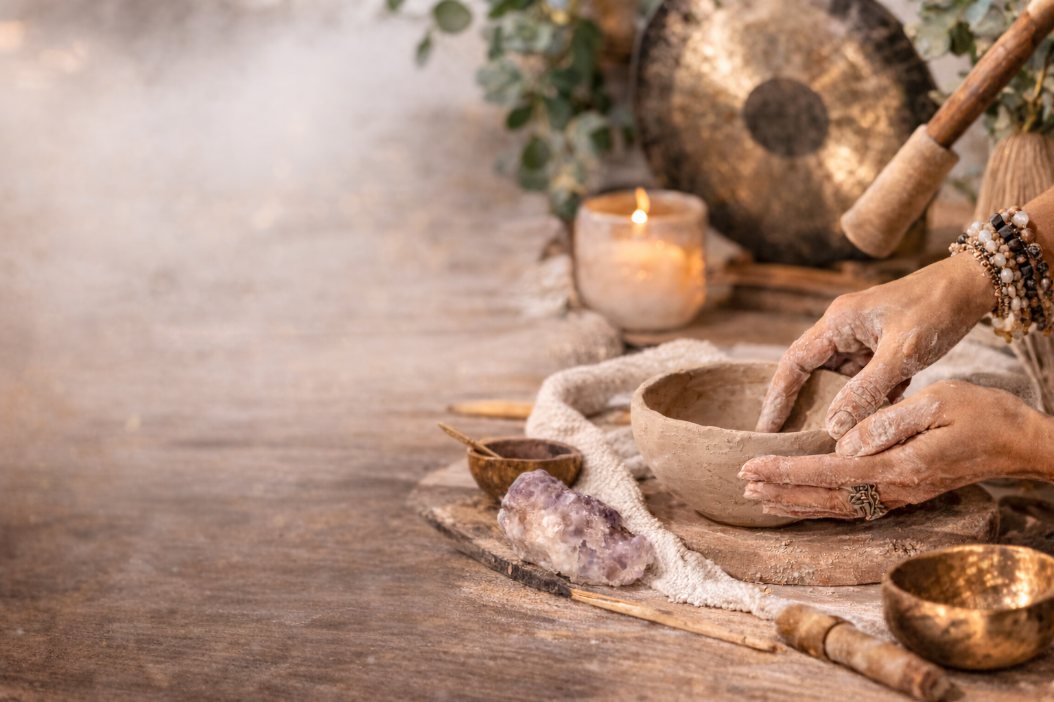 Clay & Sound Healing Workshop in Las Vegas