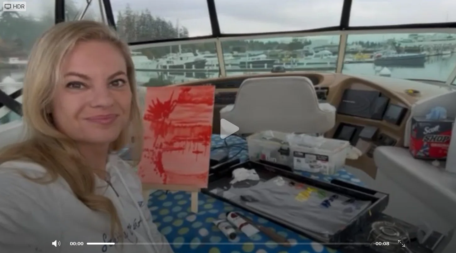 Studio Painting From The Boat