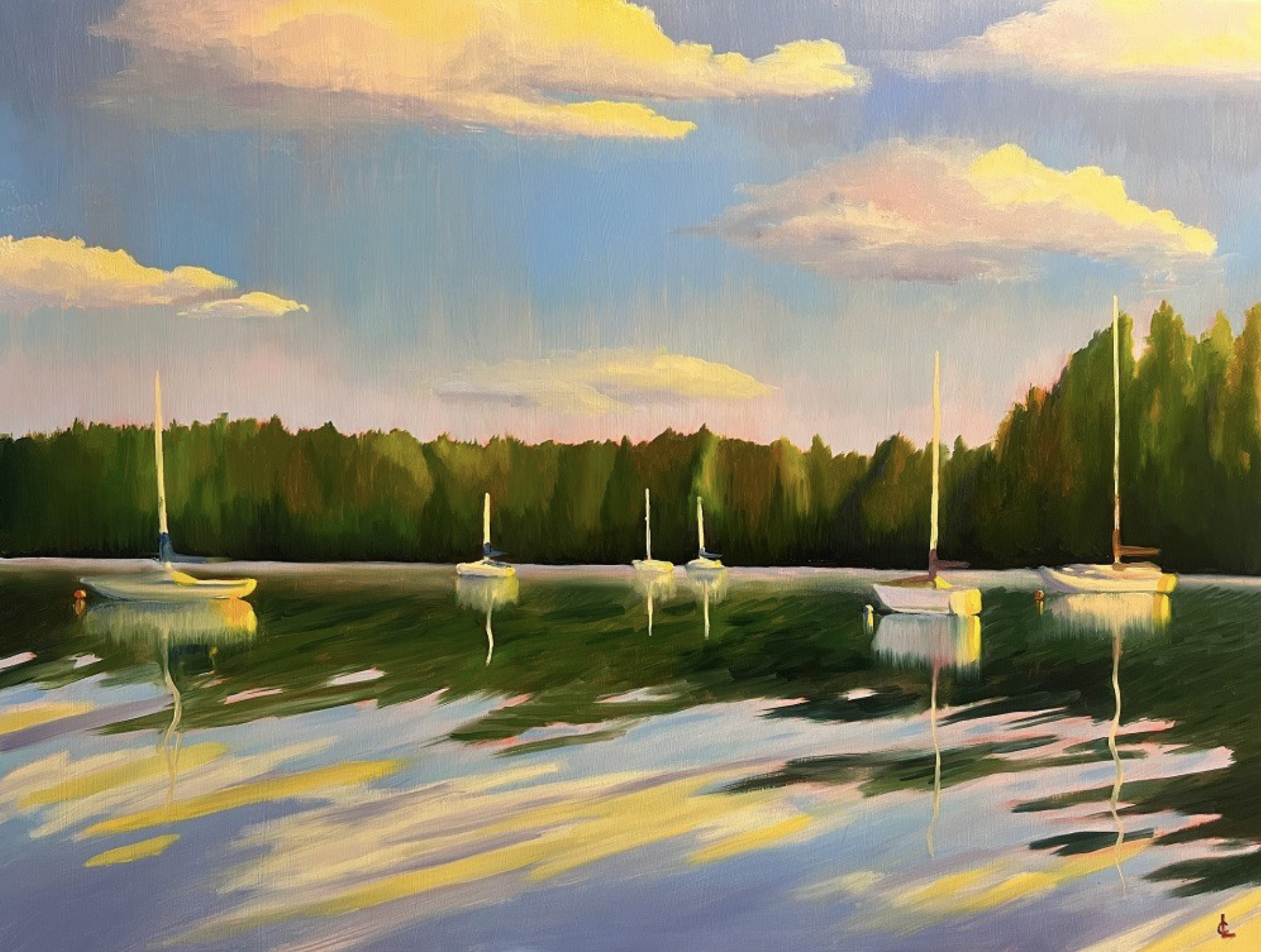  Summer Joy, Bainbridge Island  
 Oil on ACM panel, size: 30 x 40
 Shop Gallery →