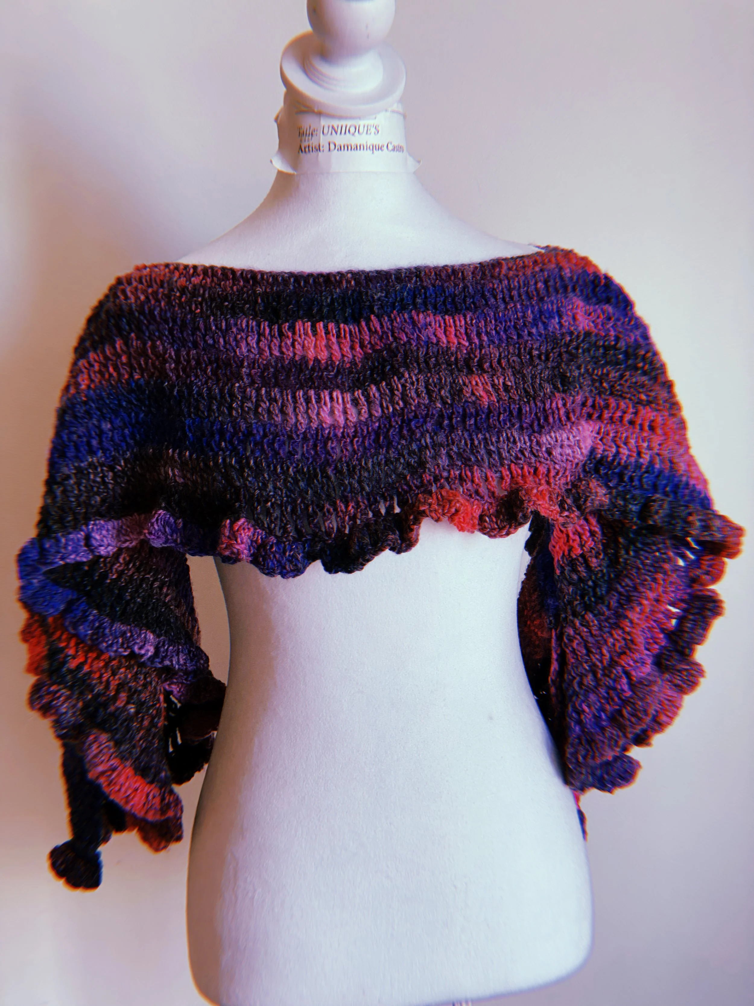 Blackberry Crochet Shawl