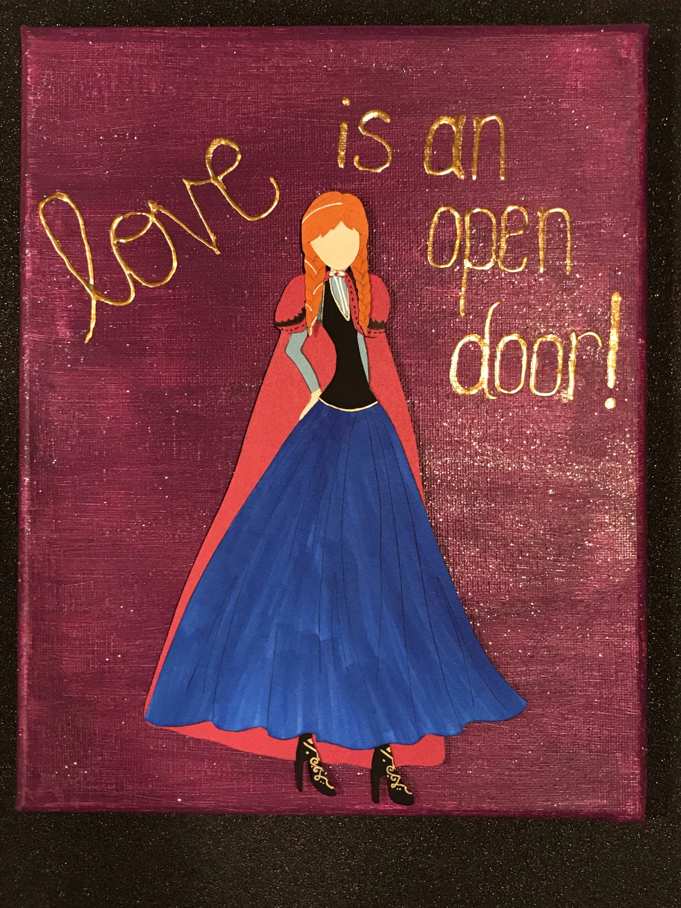 Love Is An Open Door Canvas