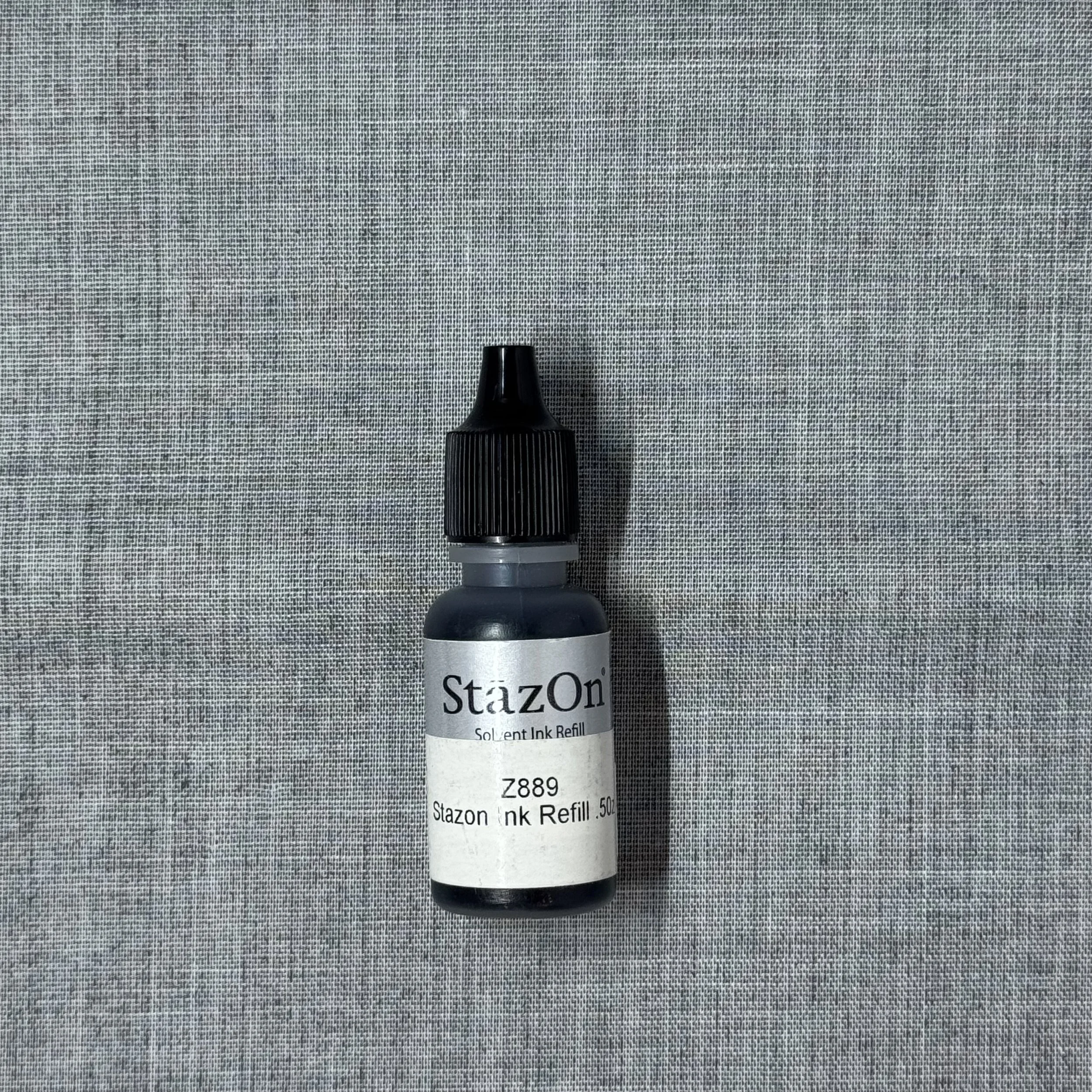 Black StazOn Re-Inker