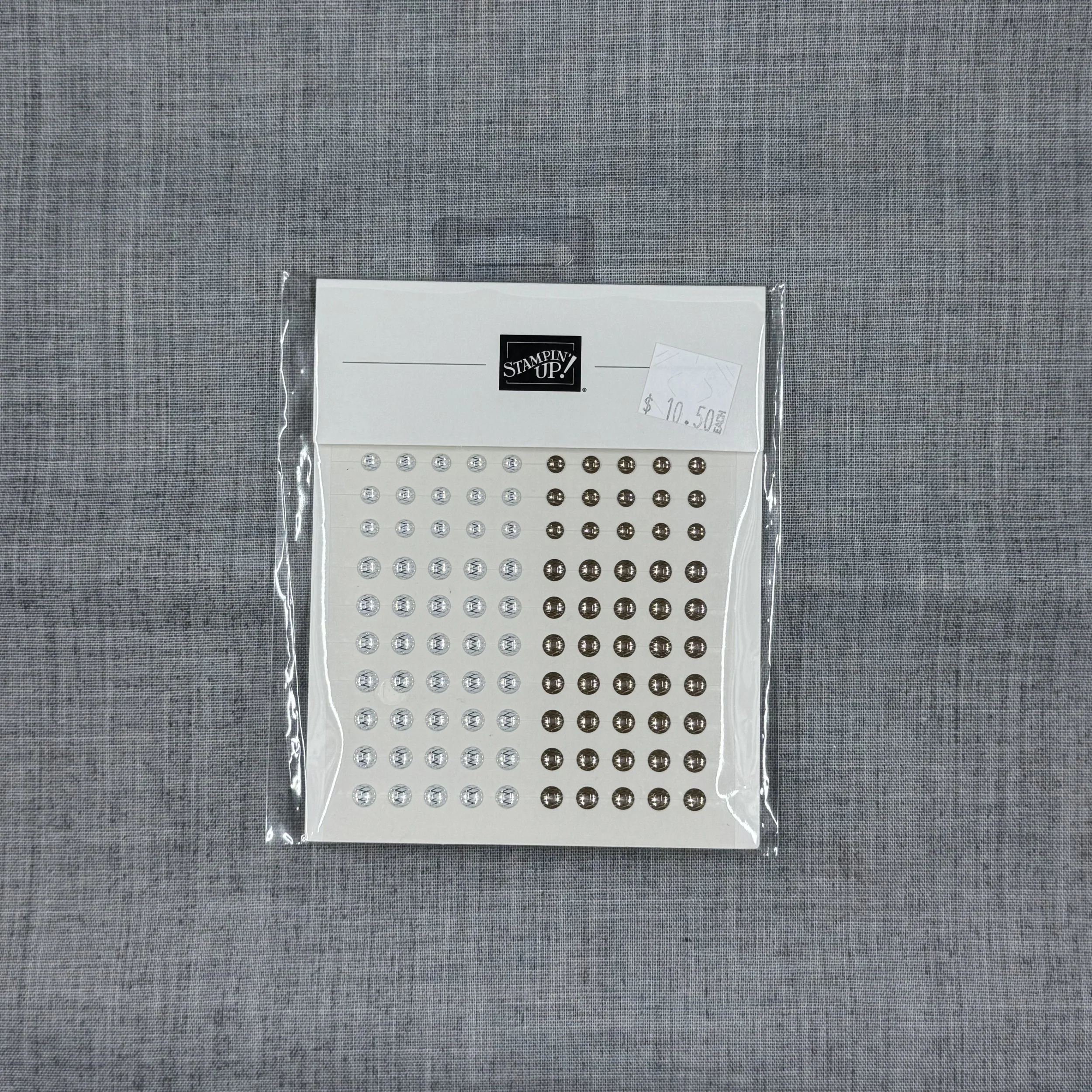 Pecan Pie & Clear Ribboned Dots