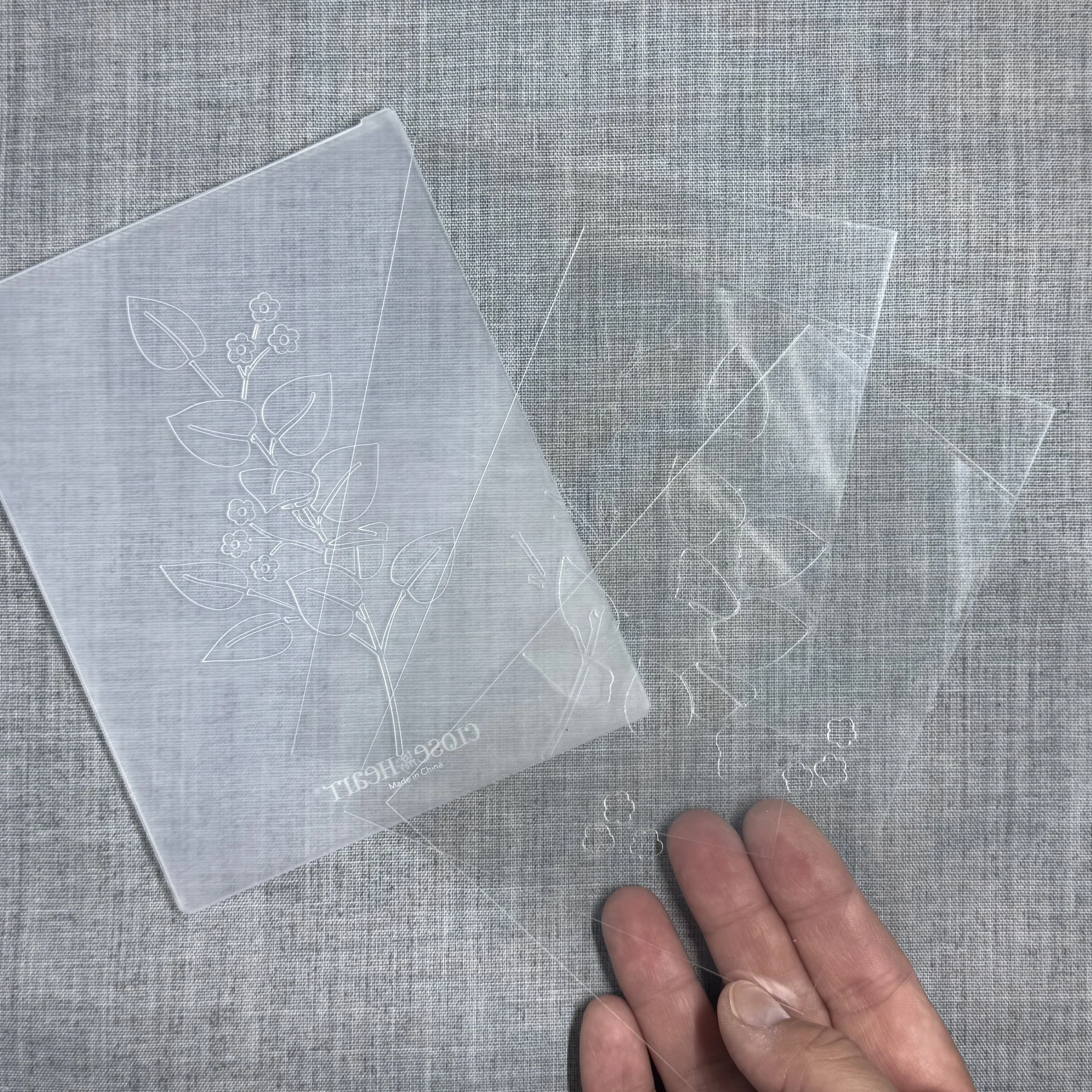 Floral Sprig Embossing Folder & Stencil