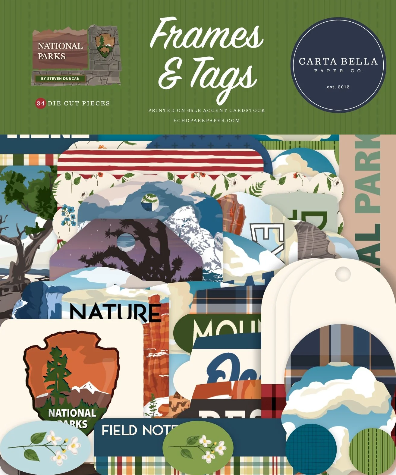National Parks Frames & Tags