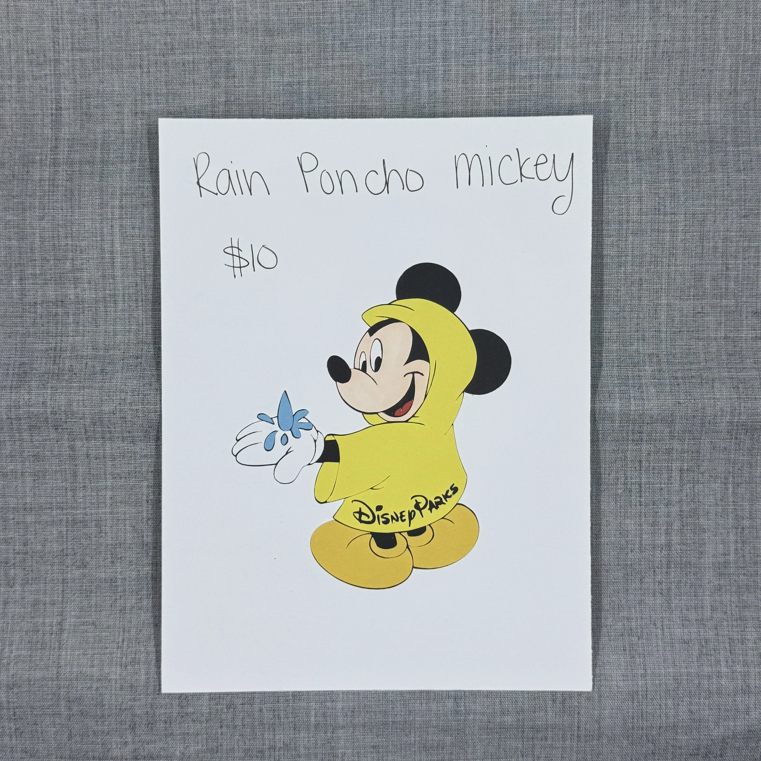 Rain Poncho Mickey