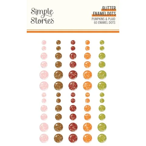 Pumpkin Plaid Dots