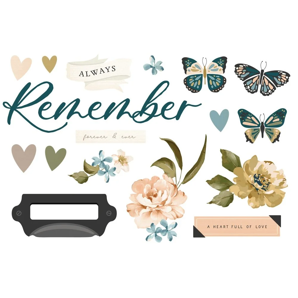 Remember Simple Stories Paper Pieces Big
