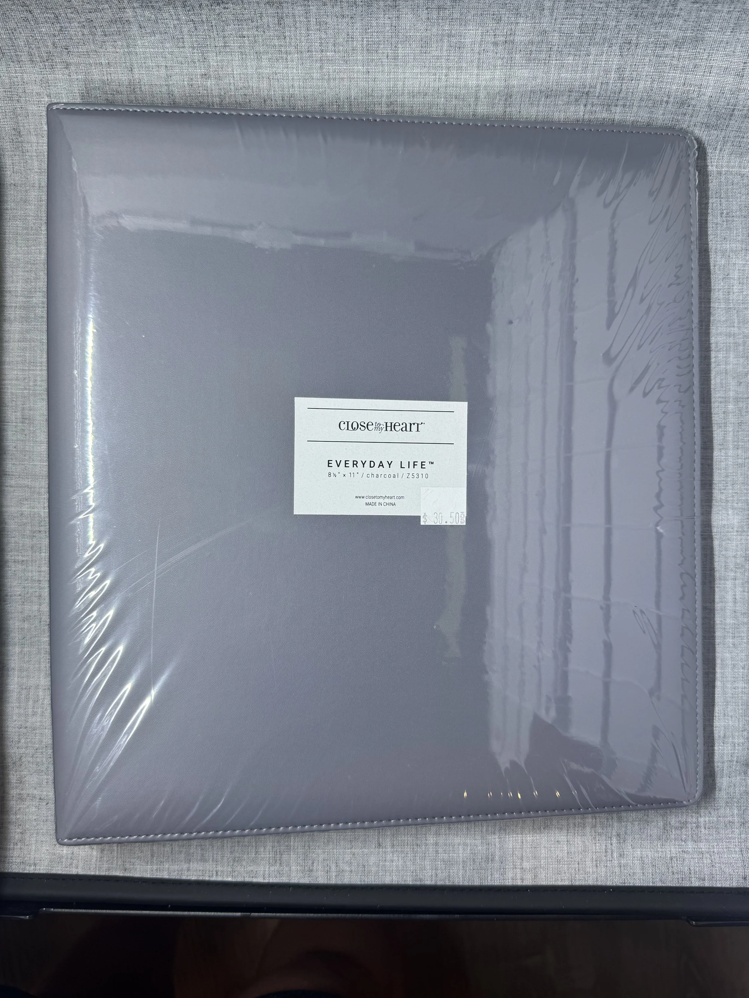 Charcoal 8.5 x 11 Album