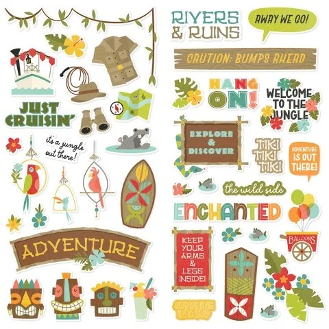 Adventure at the Park Foam Stickers