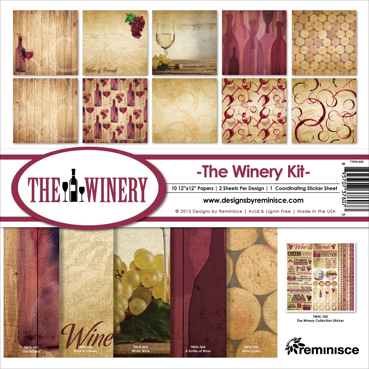 Winery Paper Packet