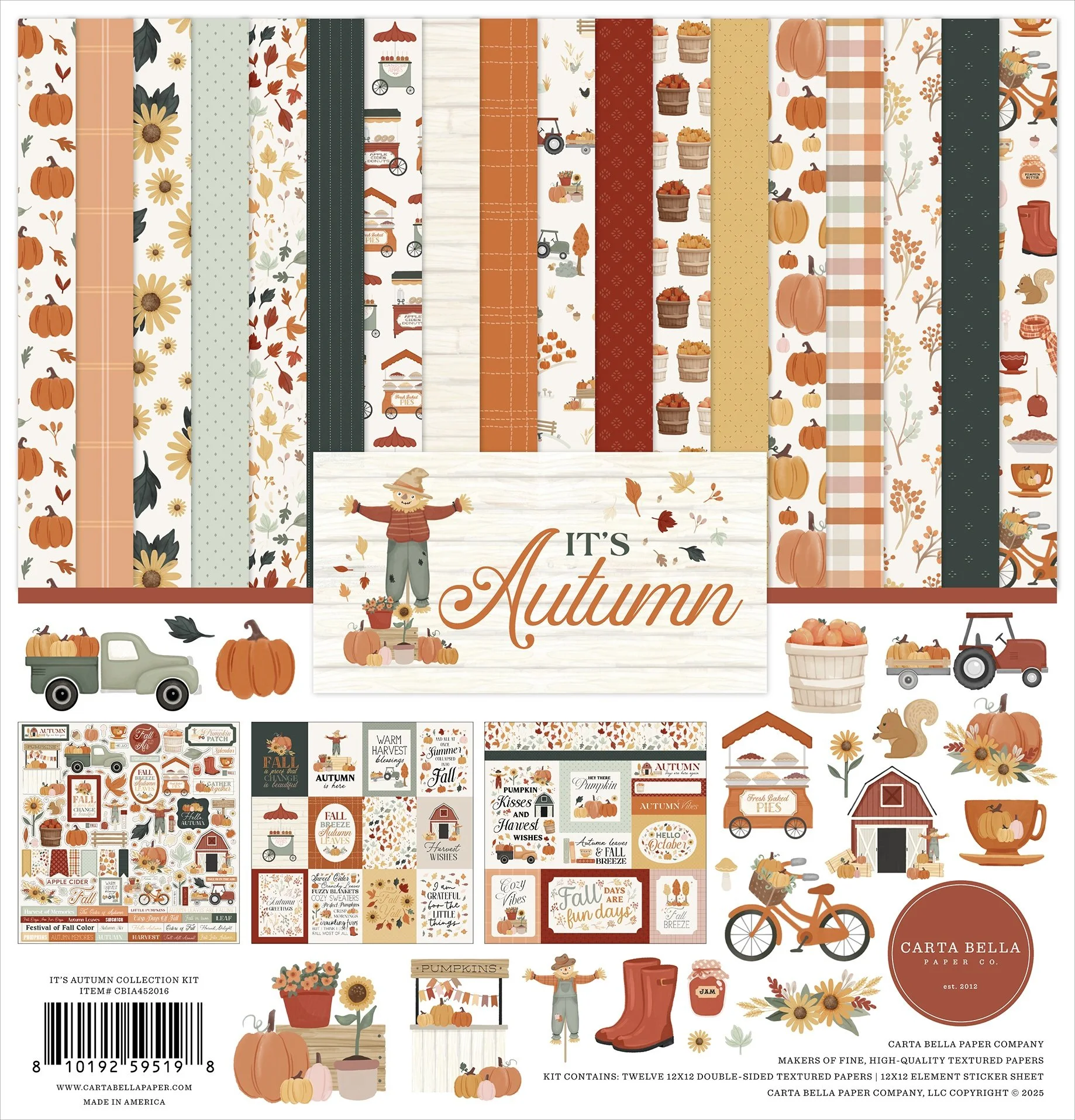It's Autumn Paper and Stickers