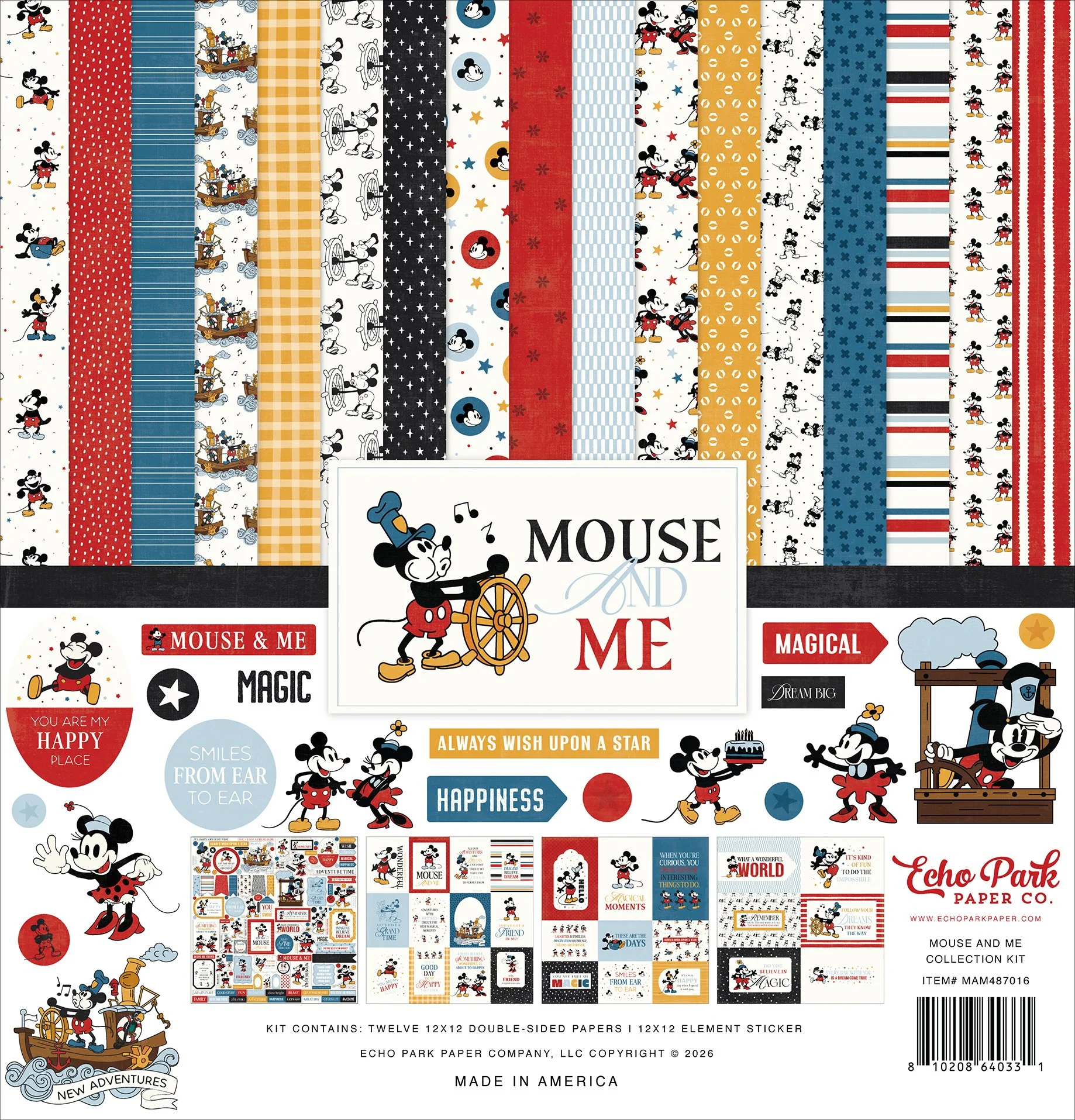 Mouse And Me Paper And Stickers