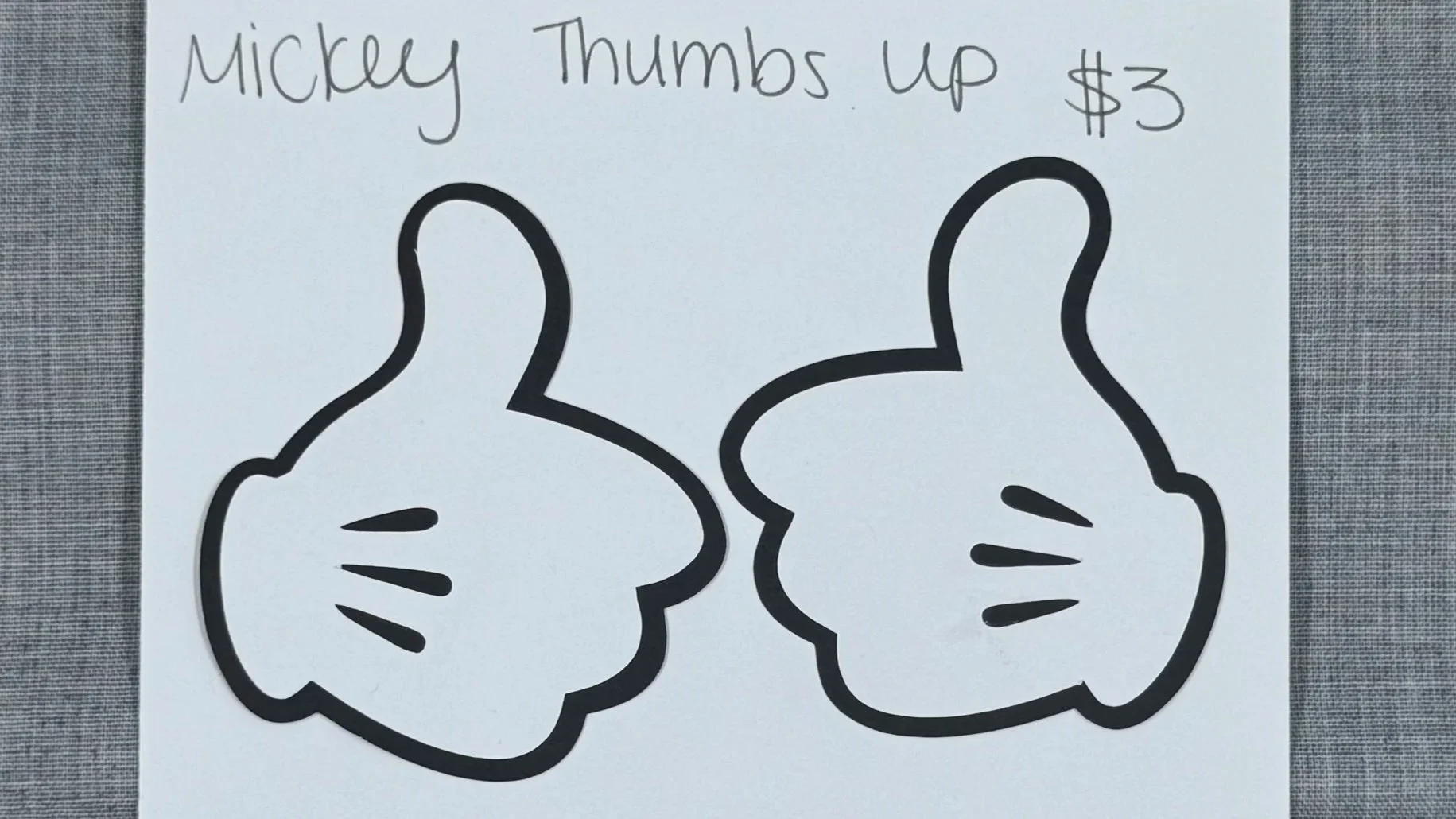 Mickey Thumbs Up