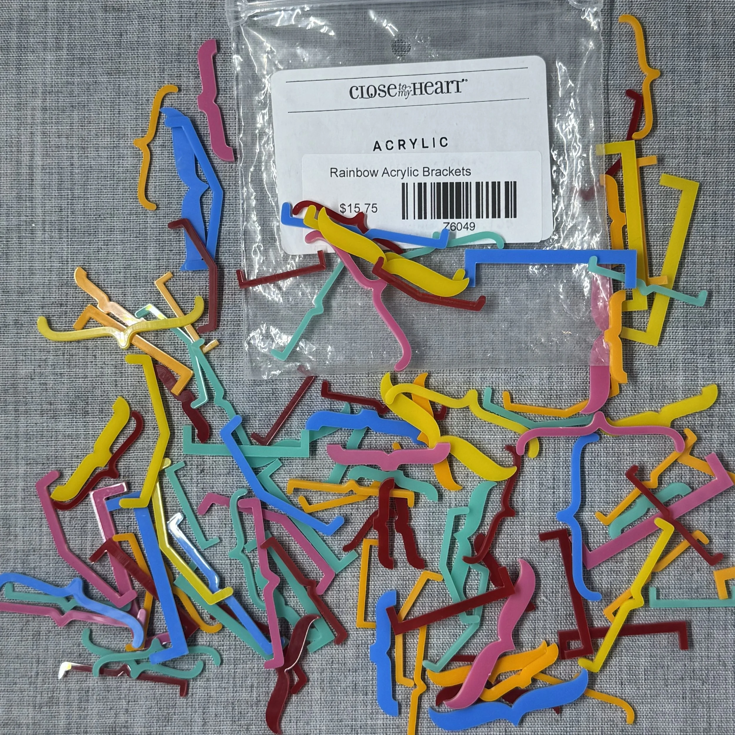 Rainbow Acrylic Brackets