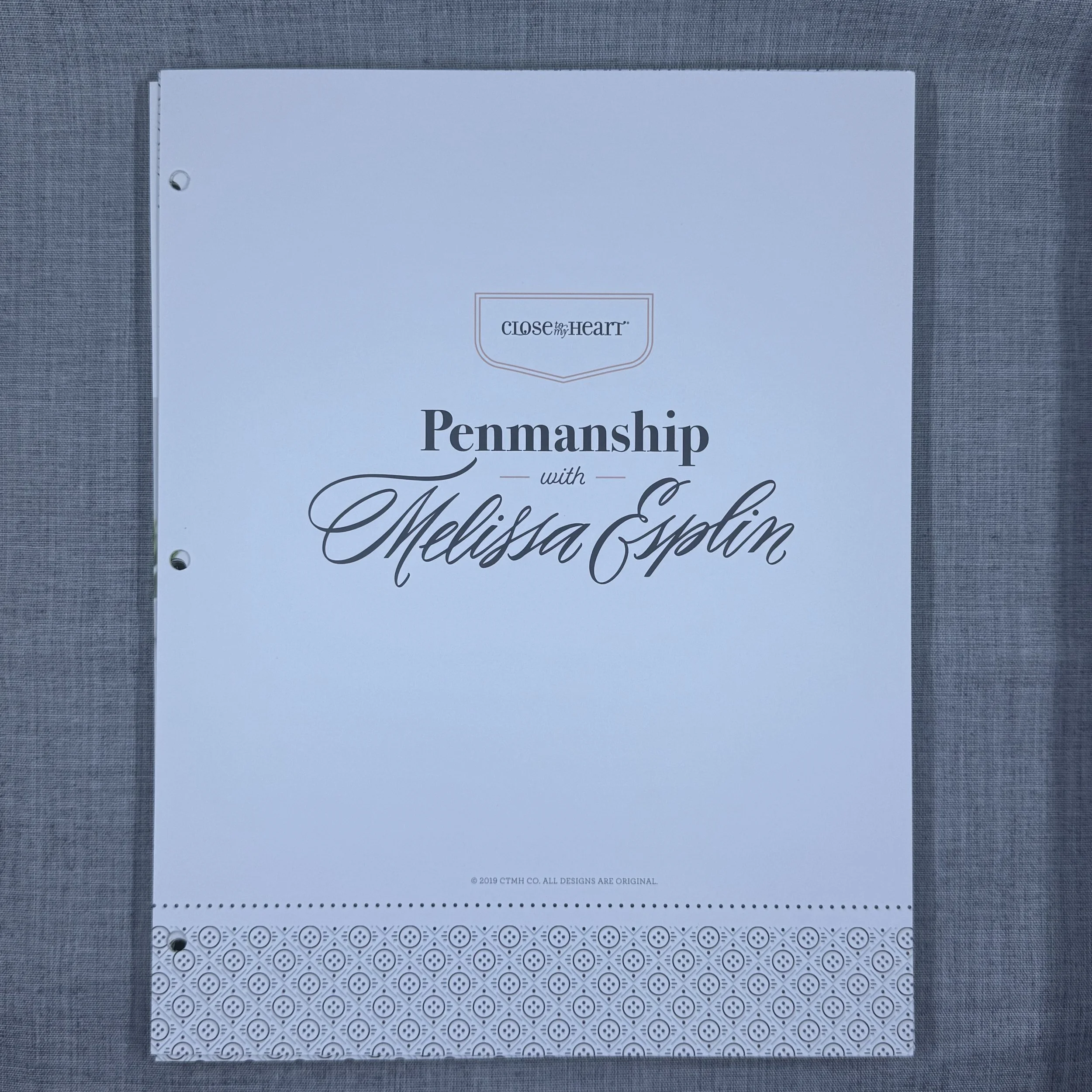 Penmanship with Melissa Esplin